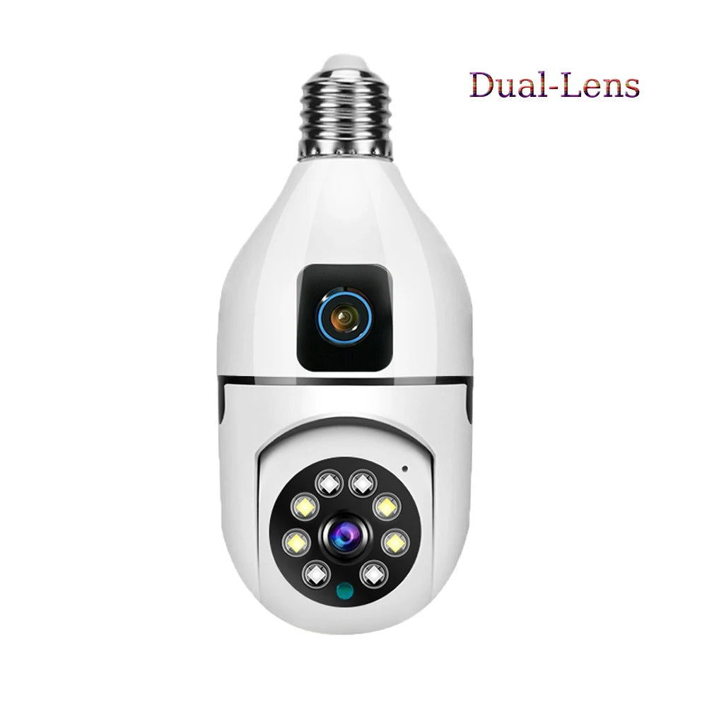 Wifi Bulb Camera Dual lance PTZ 2MP - Zam Zam Store
