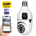 Wifi Bulb Camera Dual lance PTZ 2MP - Zam Zam Store