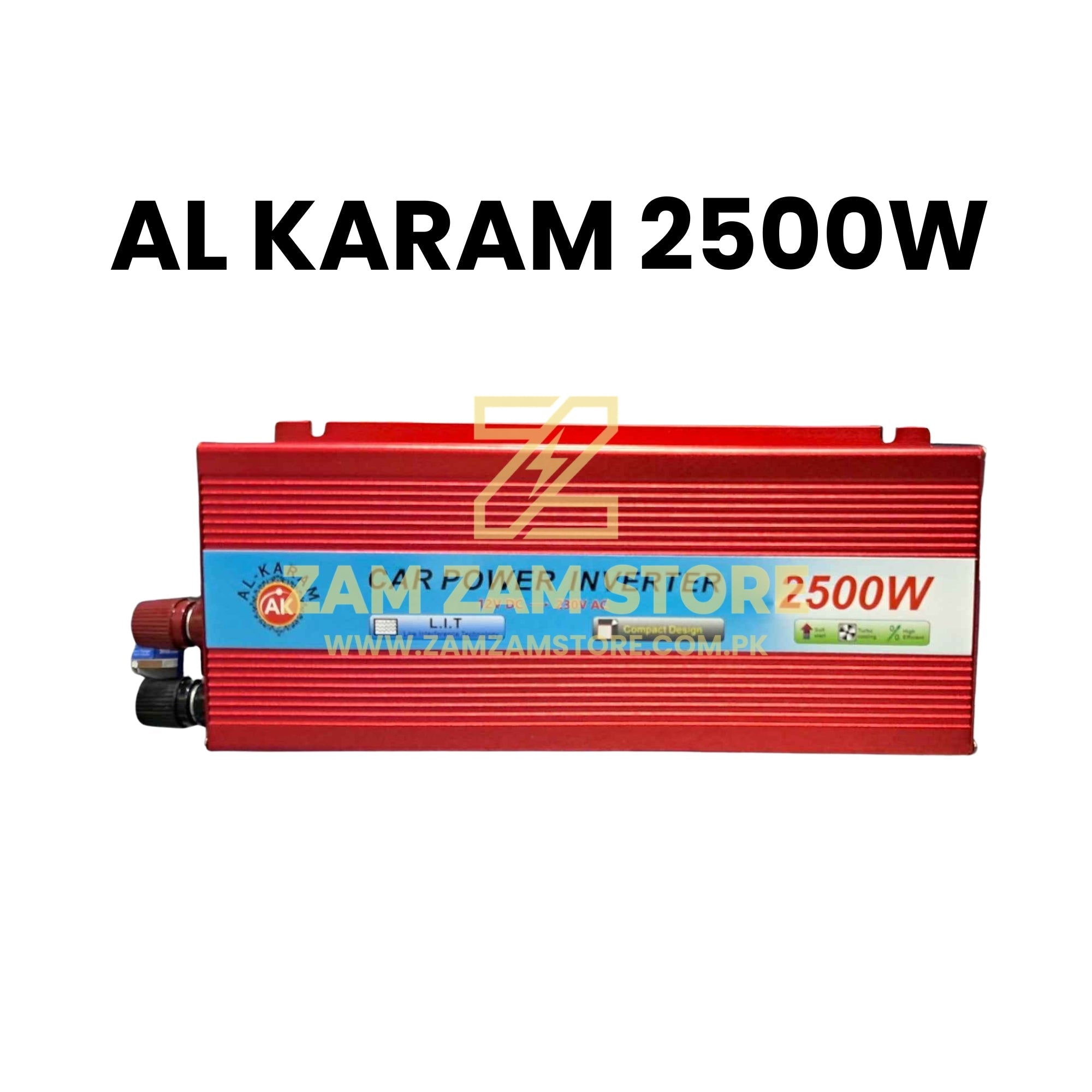 AL Karam 2500W 12V to AC 220V Inverter - Zam Zam Store