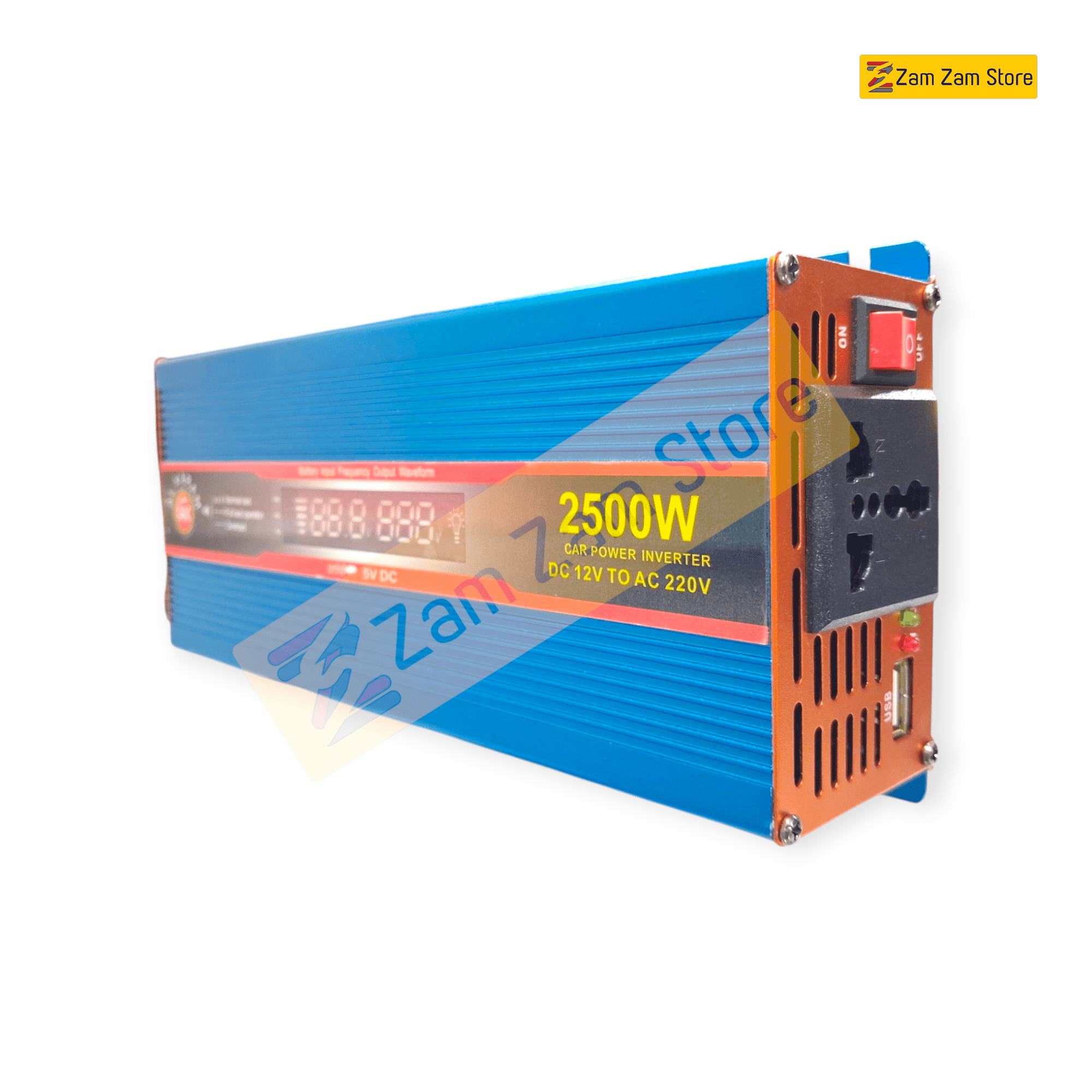 AL Karam 2500W 12V to AC 220V Inverter Digital - Zam Zam Store