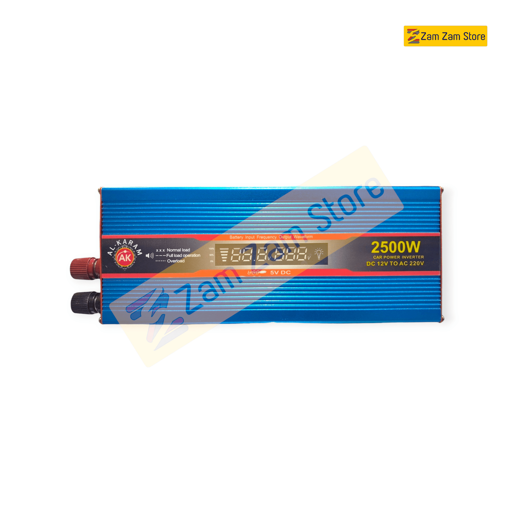 AL Karam 2500W 12V to AC 220V Inverter Digital - Zam Zam Store
