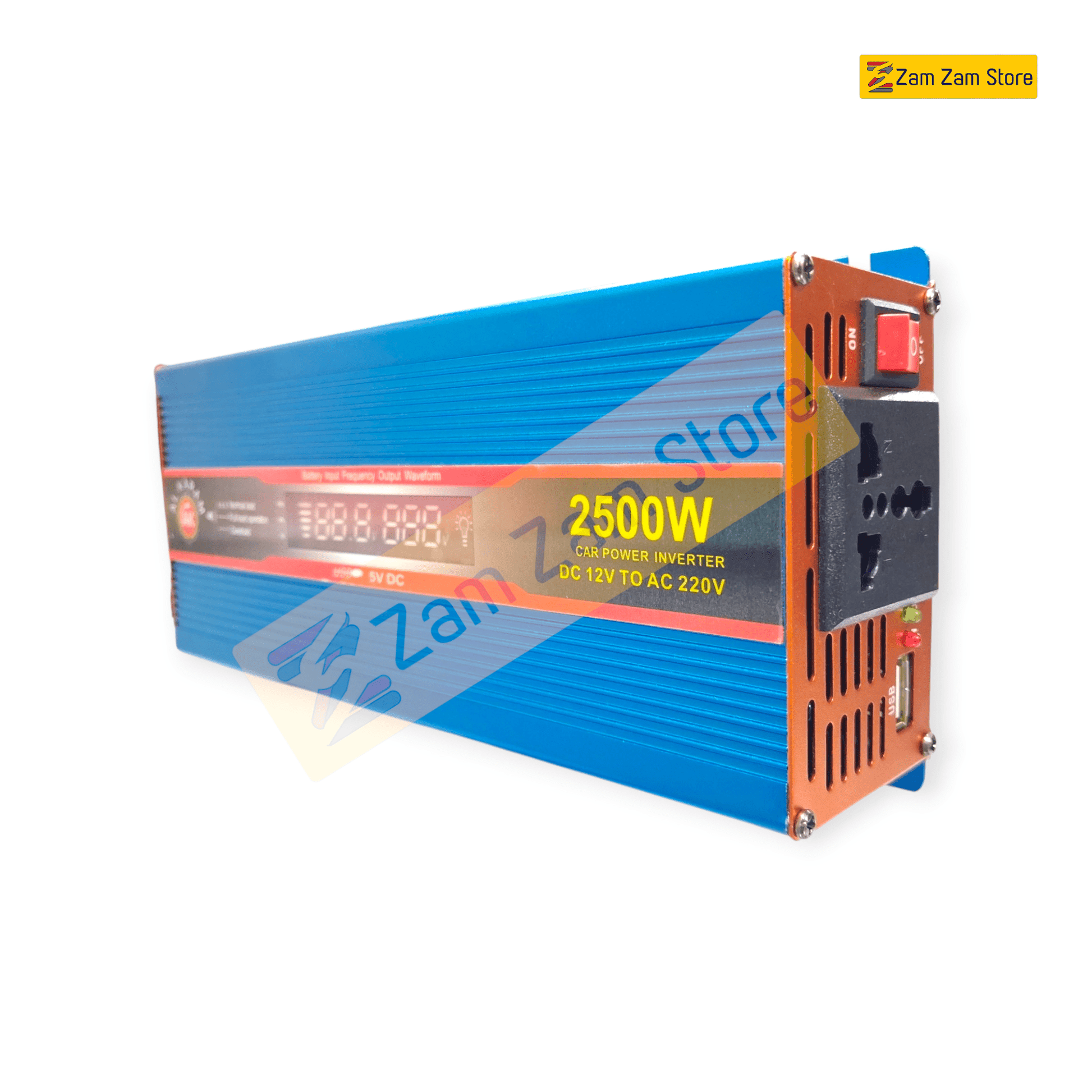 AL Karam 2500W 12V to AC 220V Inverter Digital - Zam Zam Store
