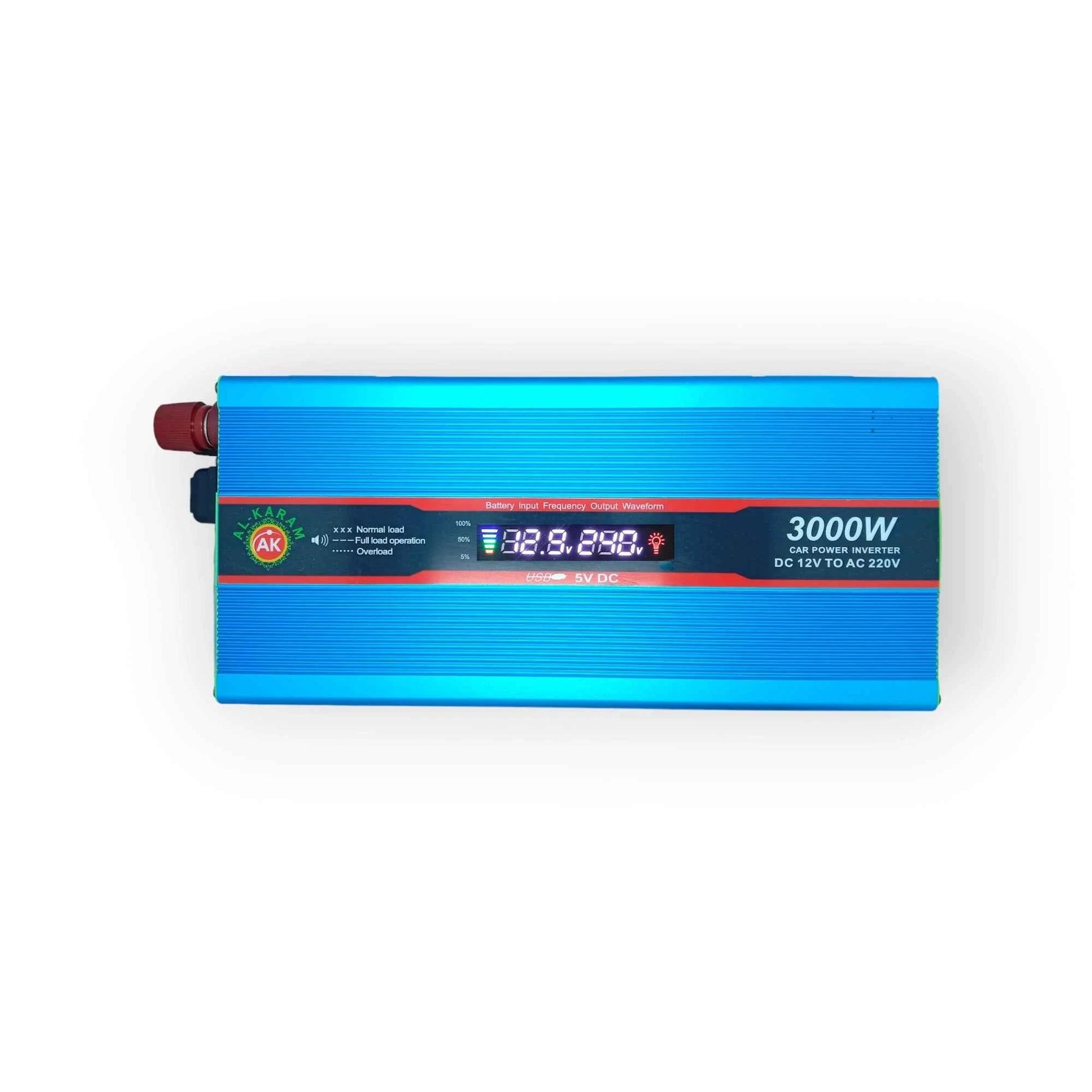 AL Karam 3000W Inverter | 12V DC to 220V AC with Display Screen - Zam Zam Store