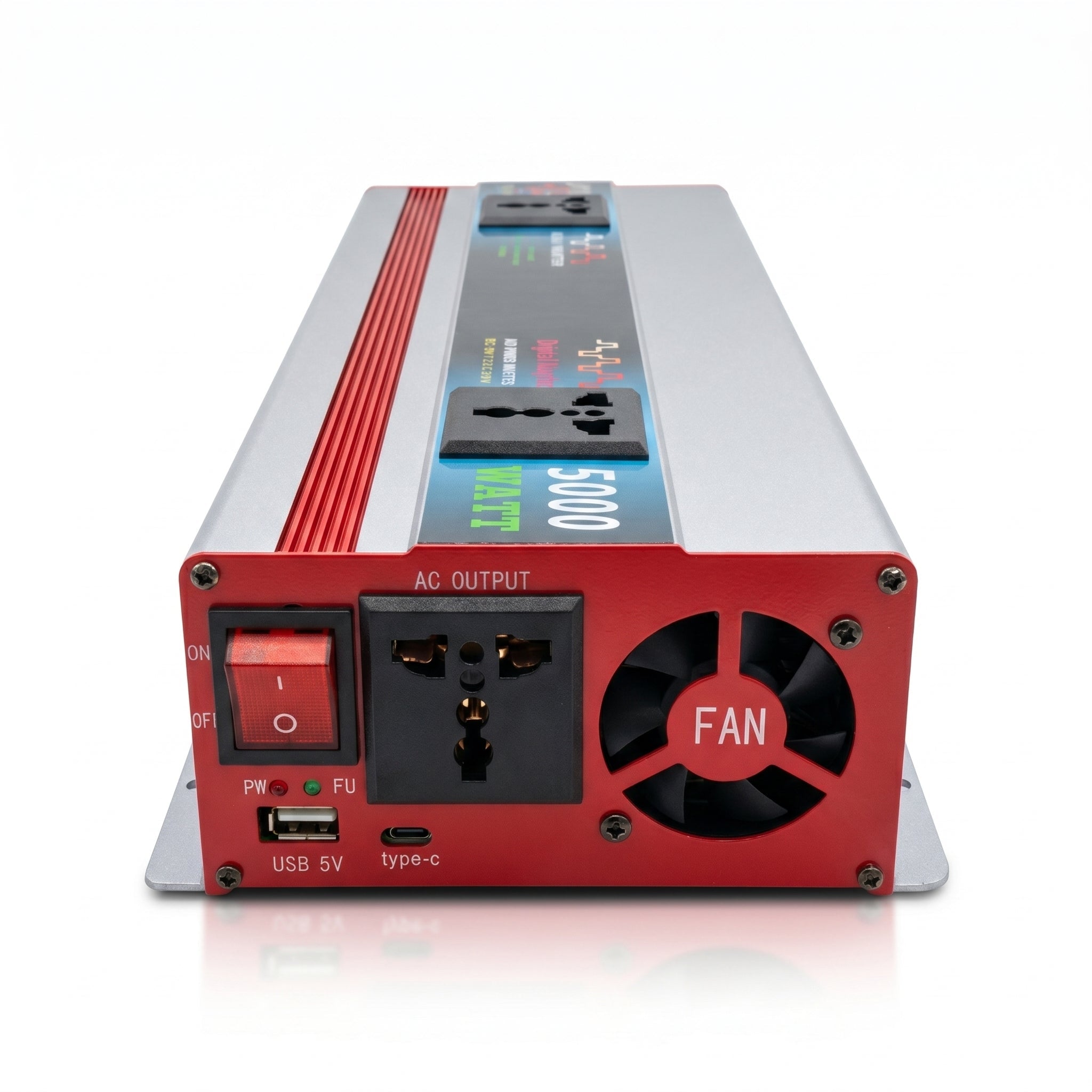 AL Karam 5000W Inverter | 12V DC to 220V AC with Display Screen - Zam Zam Store