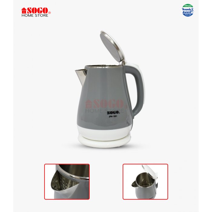 SOGO JPN-1001 Electric Kettle 1.5L – Fast Water Boiling