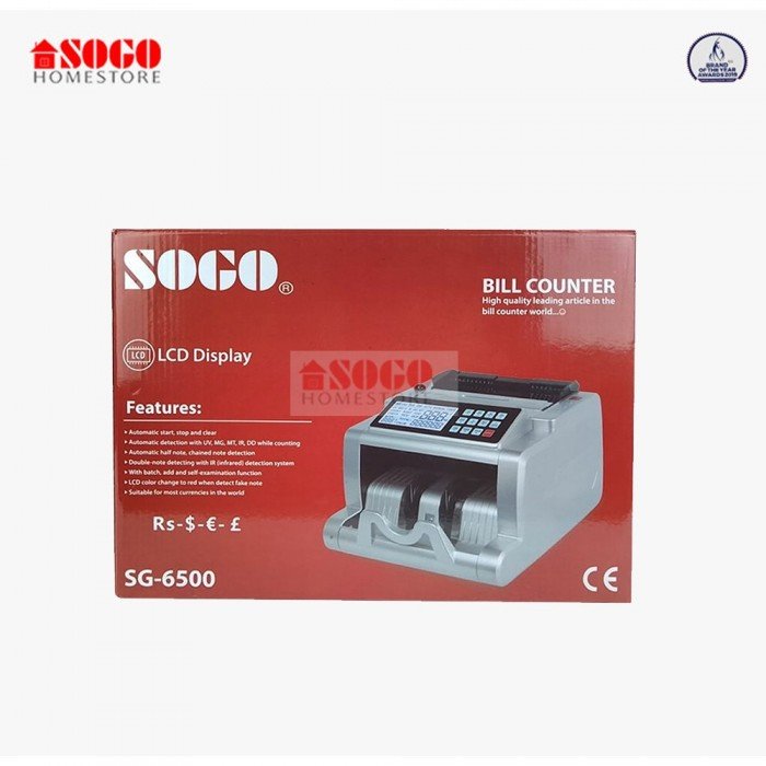 SOGO SG-6500 Cash Counting Machine with Fake Note Detection