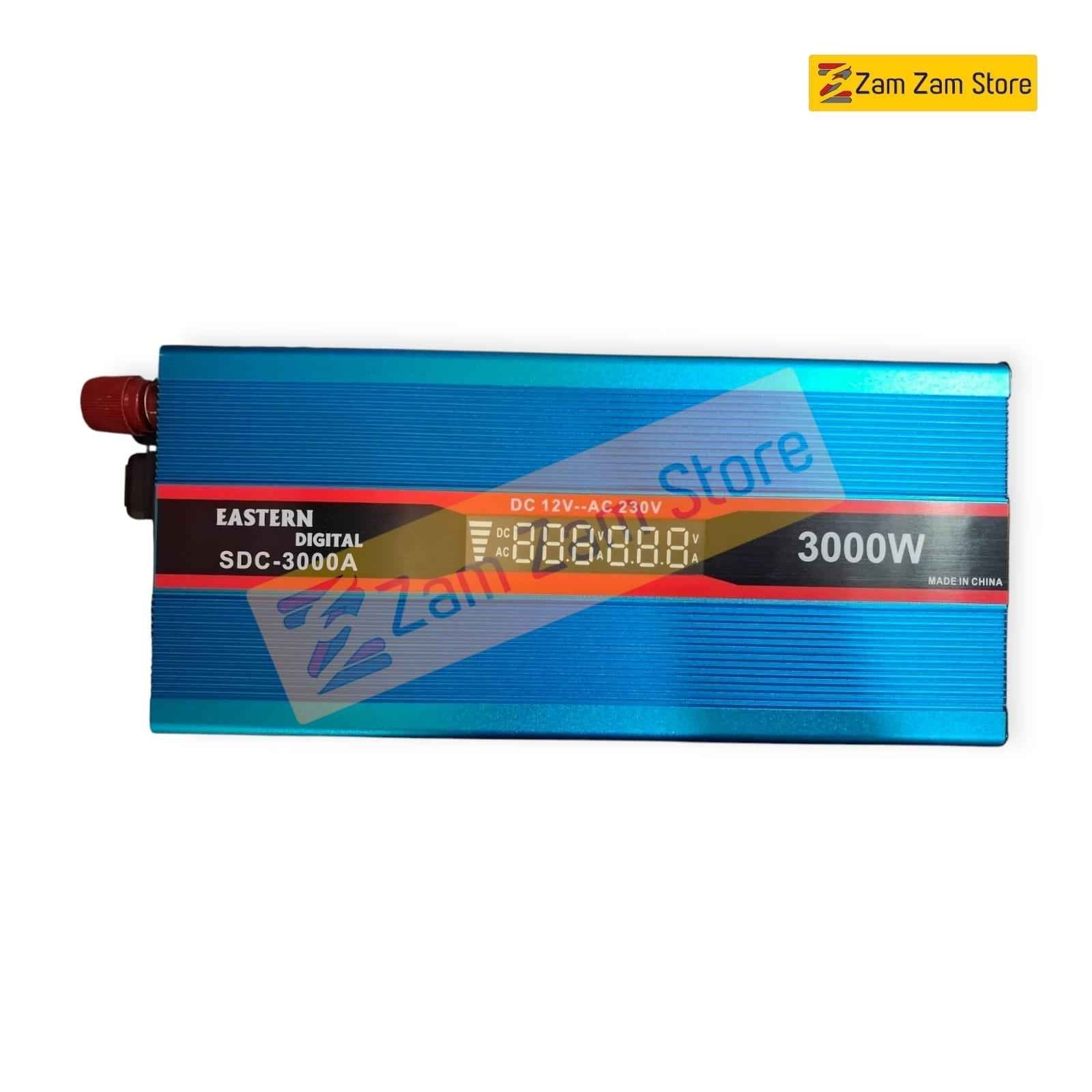 Eastern 3000W Inverter | 12V DC to 220V AC with Display Screen - Zam Zam Store