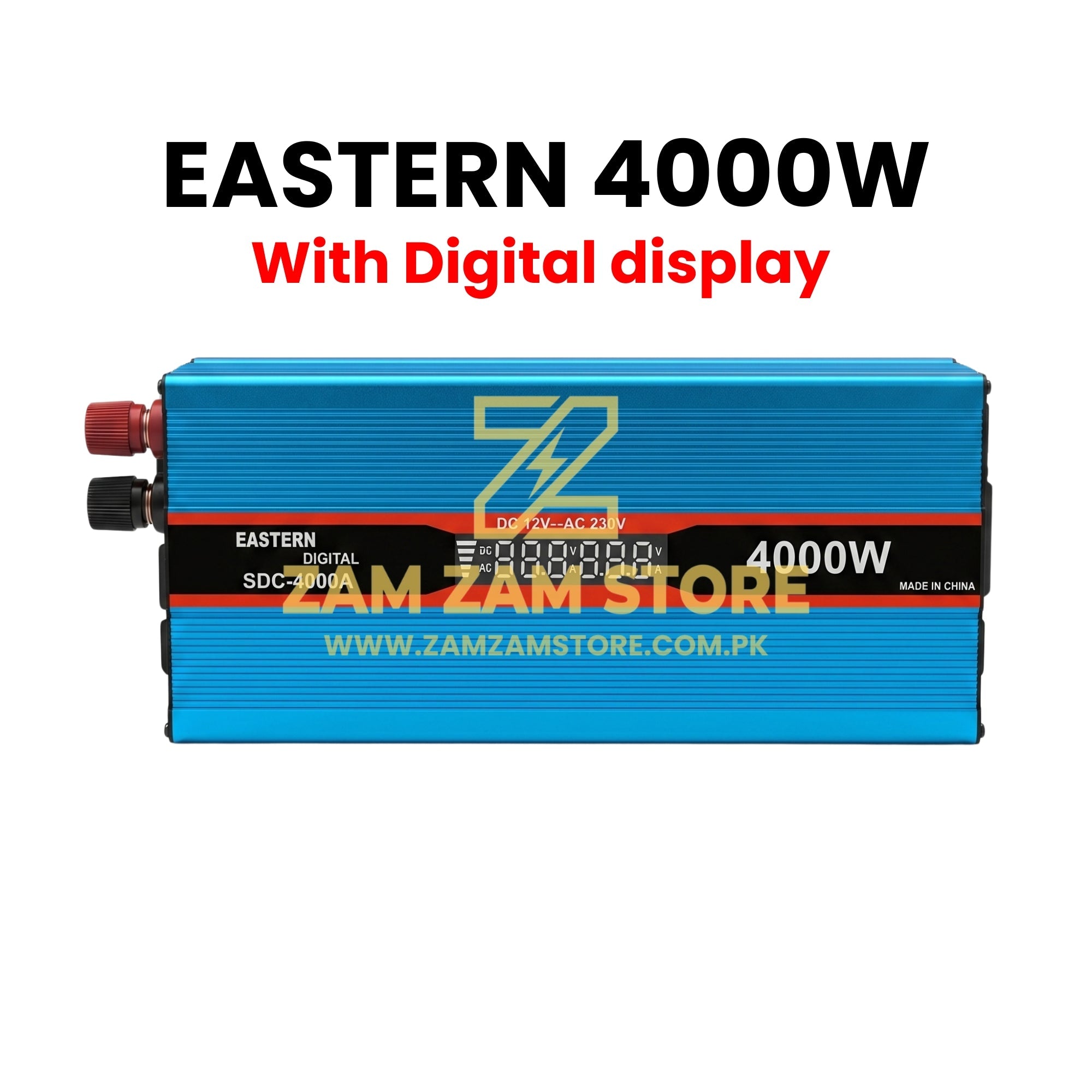 Eastern 4000W Power Inverter – 12V DC to 220V AC Converter - Zam Zam Store
