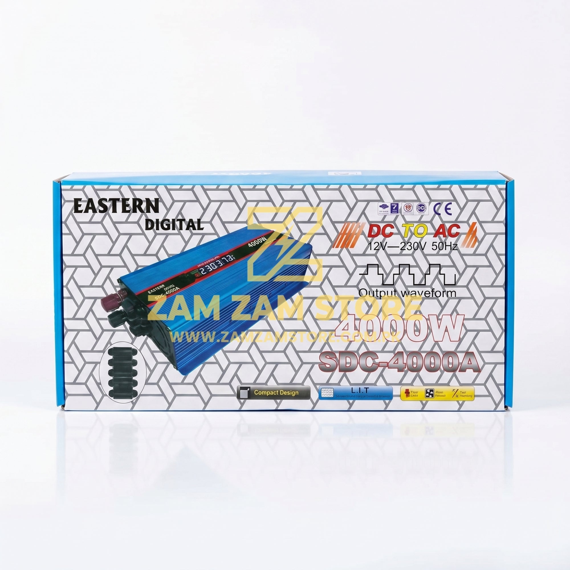 Eastern 4000W Power Inverter – 12V DC to 220V AC Converter - Zam Zam Store