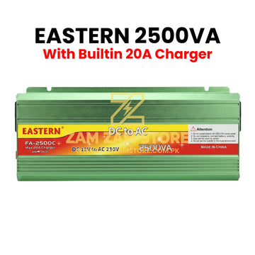 Eastern Inverter with Charger 2500VA DC 12v to 220V AC - Zam Zam Store