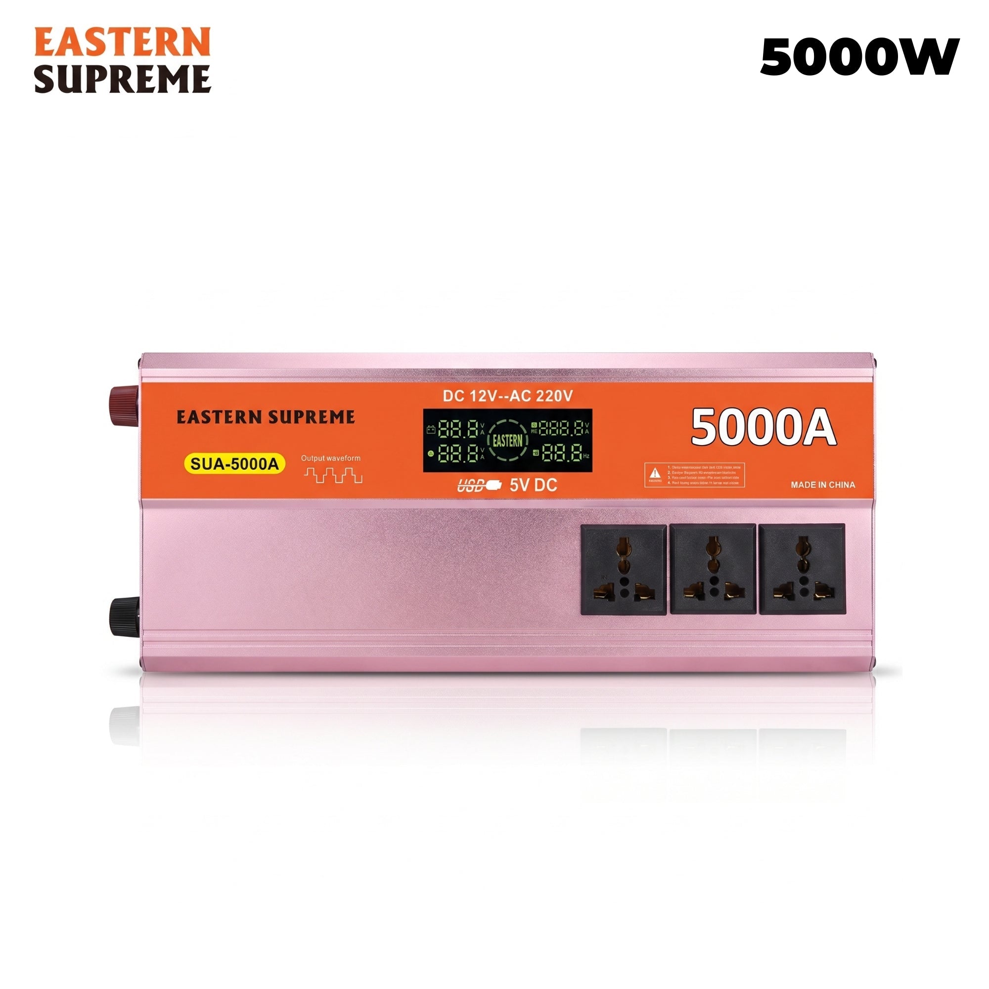 Eastern Supreme 5000W Power Inverter – 12V DC to 220V AC Converter New Model - Zam Zam Store