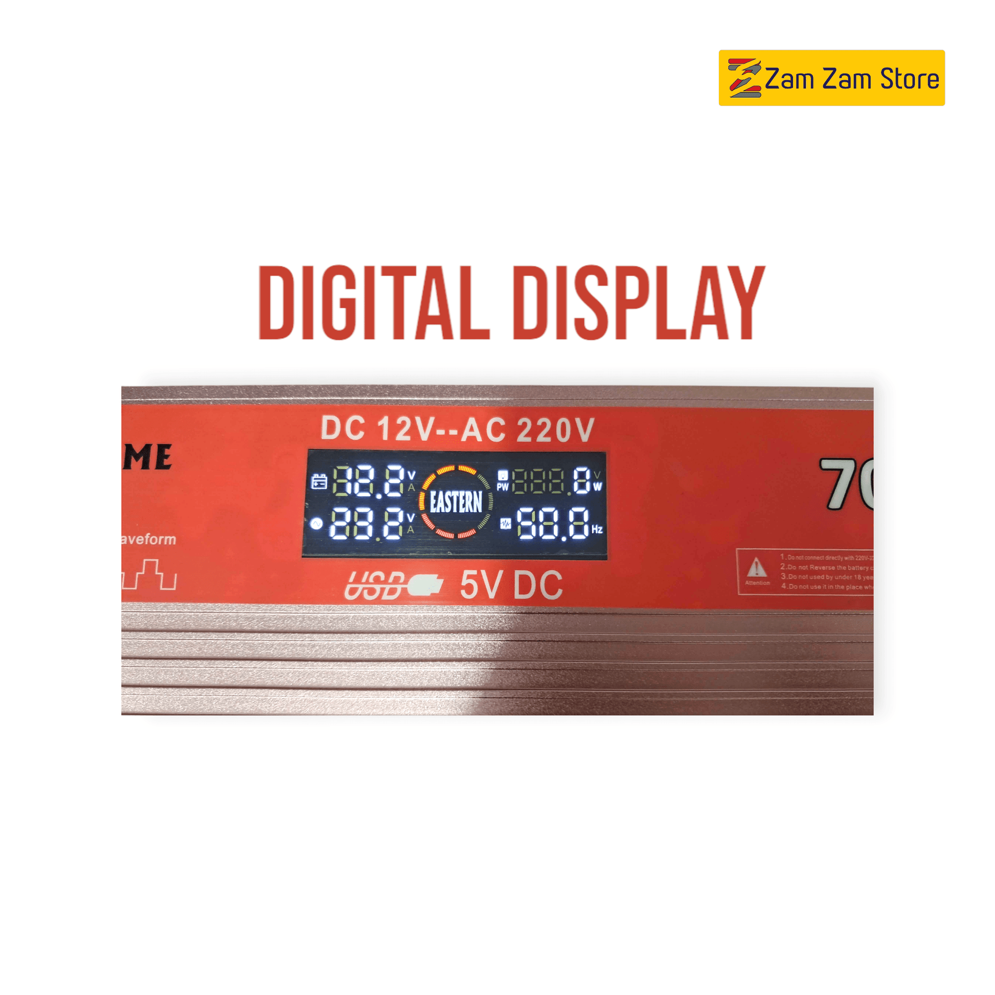 Eastern Supreme 7000W Power Inverter – 12V DC to 220V AC Converter - Zam Zam Store