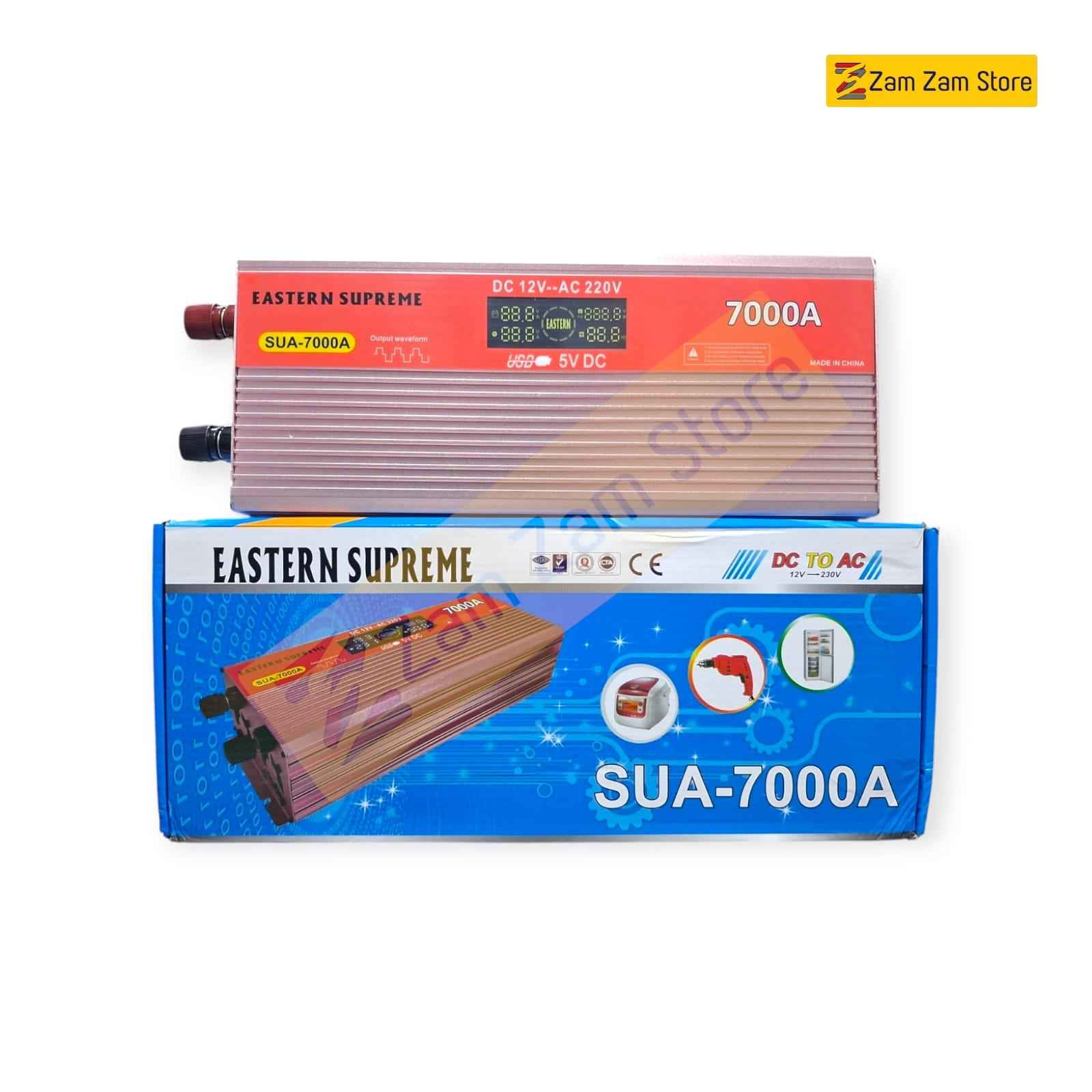 Eastern Supreme 7000W Power Inverter – 12V DC to 220V AC Converter - Zam Zam Store