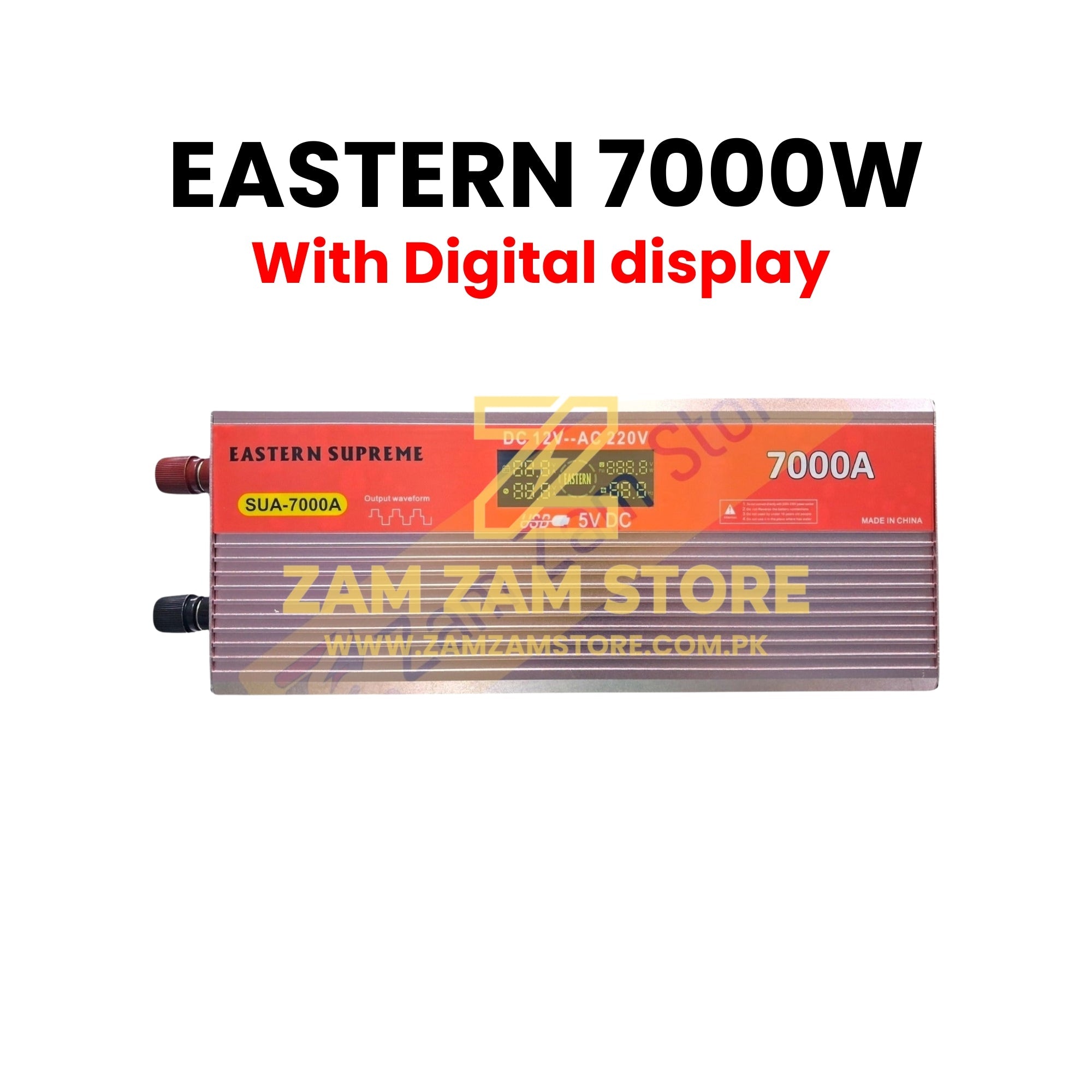 Eastern Supreme 7000W Power Inverter – 12V DC to 220V AC Converter - Zam Zam Store