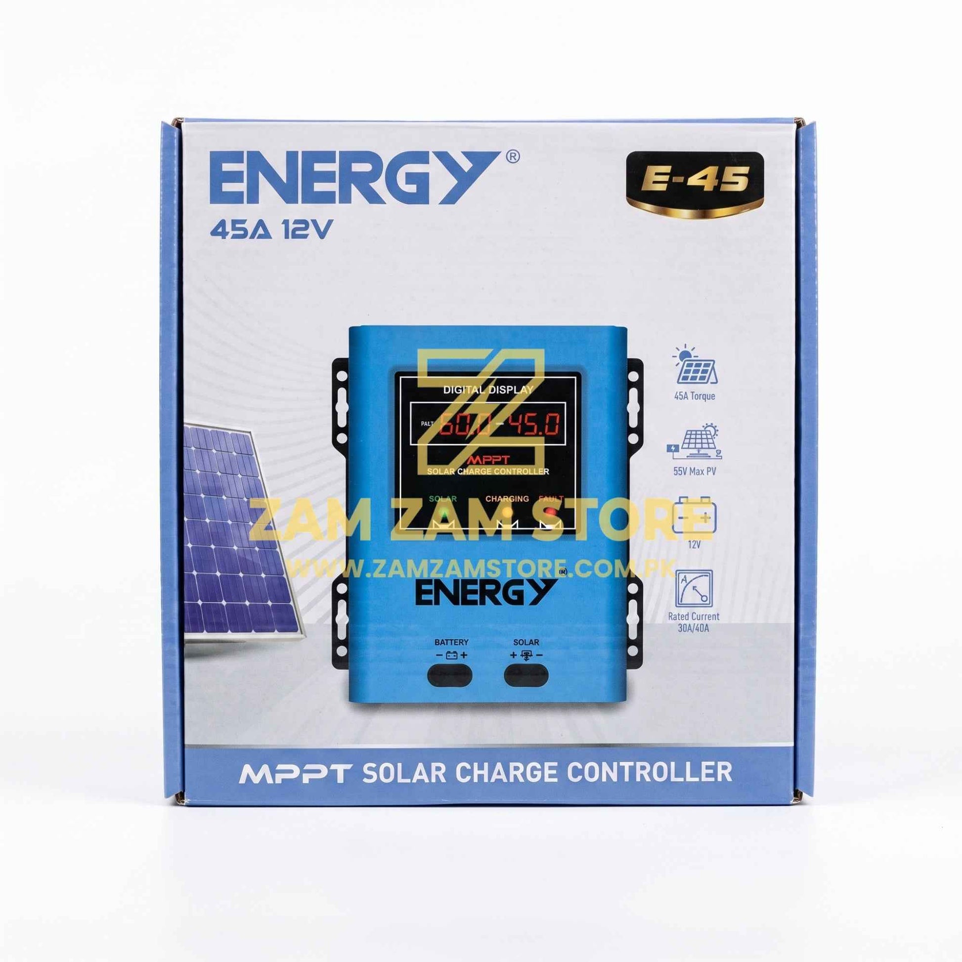ENERGY 45AMP MPPT Solar Charge Controller - Zam Zam Store