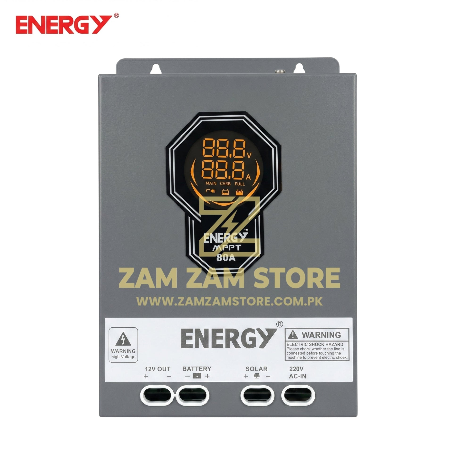 ENERGY MPPT Solar Charge Controller 80A | 12V/24V Auto - Zam Zam Store