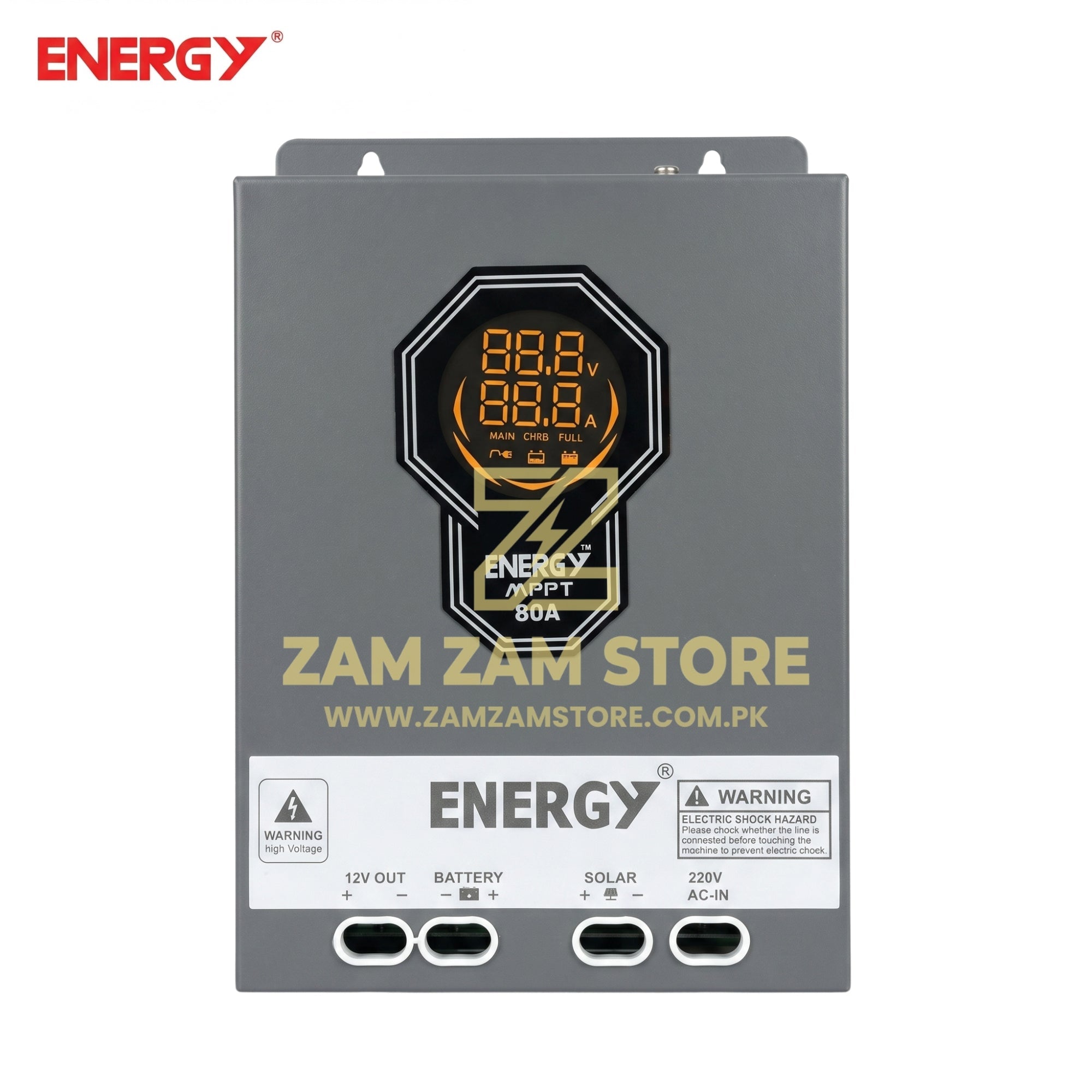 ENERGY MPPT Solar Charge Controller 80A | 12V/24V Auto - Zam Zam Store