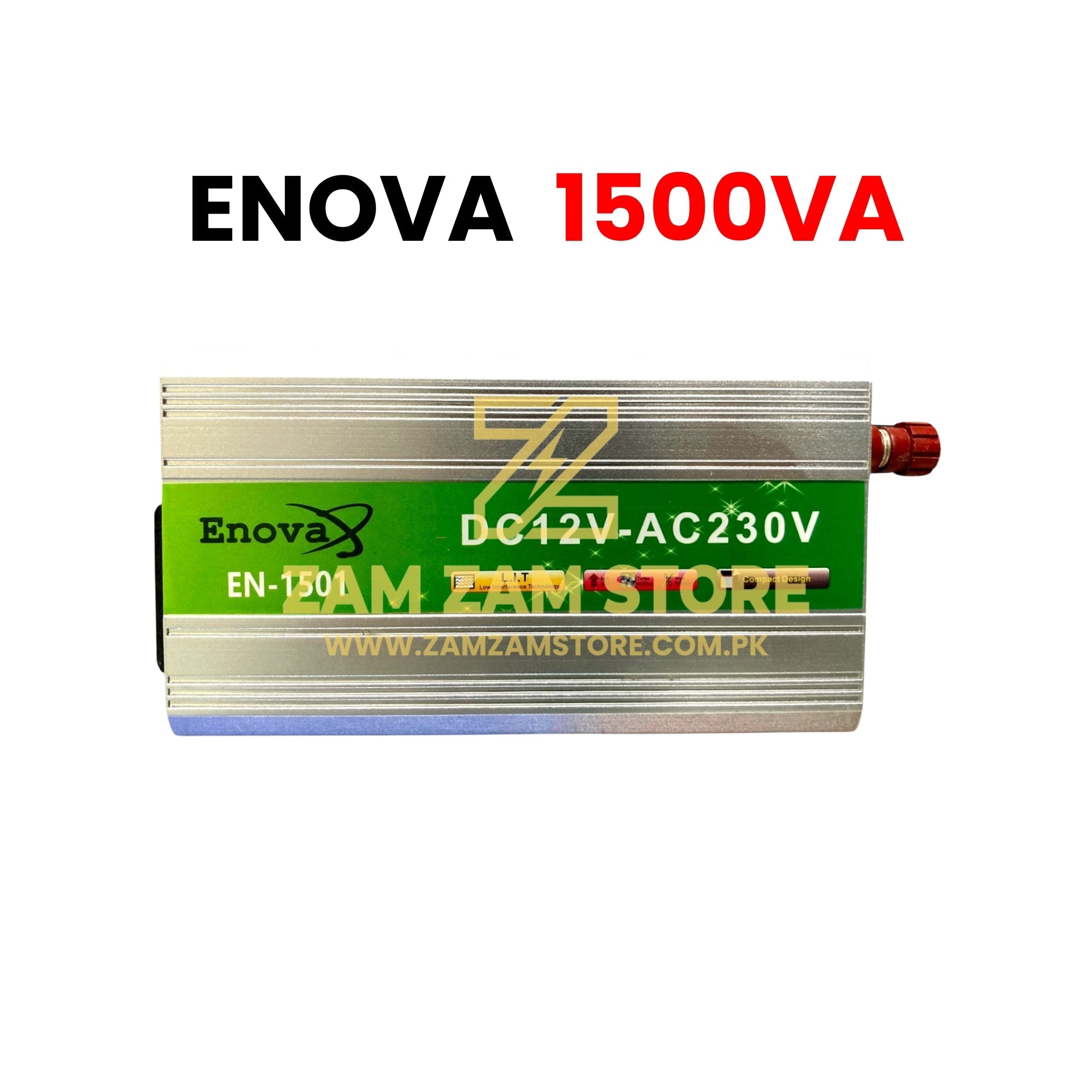 Enova 1500W DC to AC Inverter | 12V to 220V - Zam Zam Store