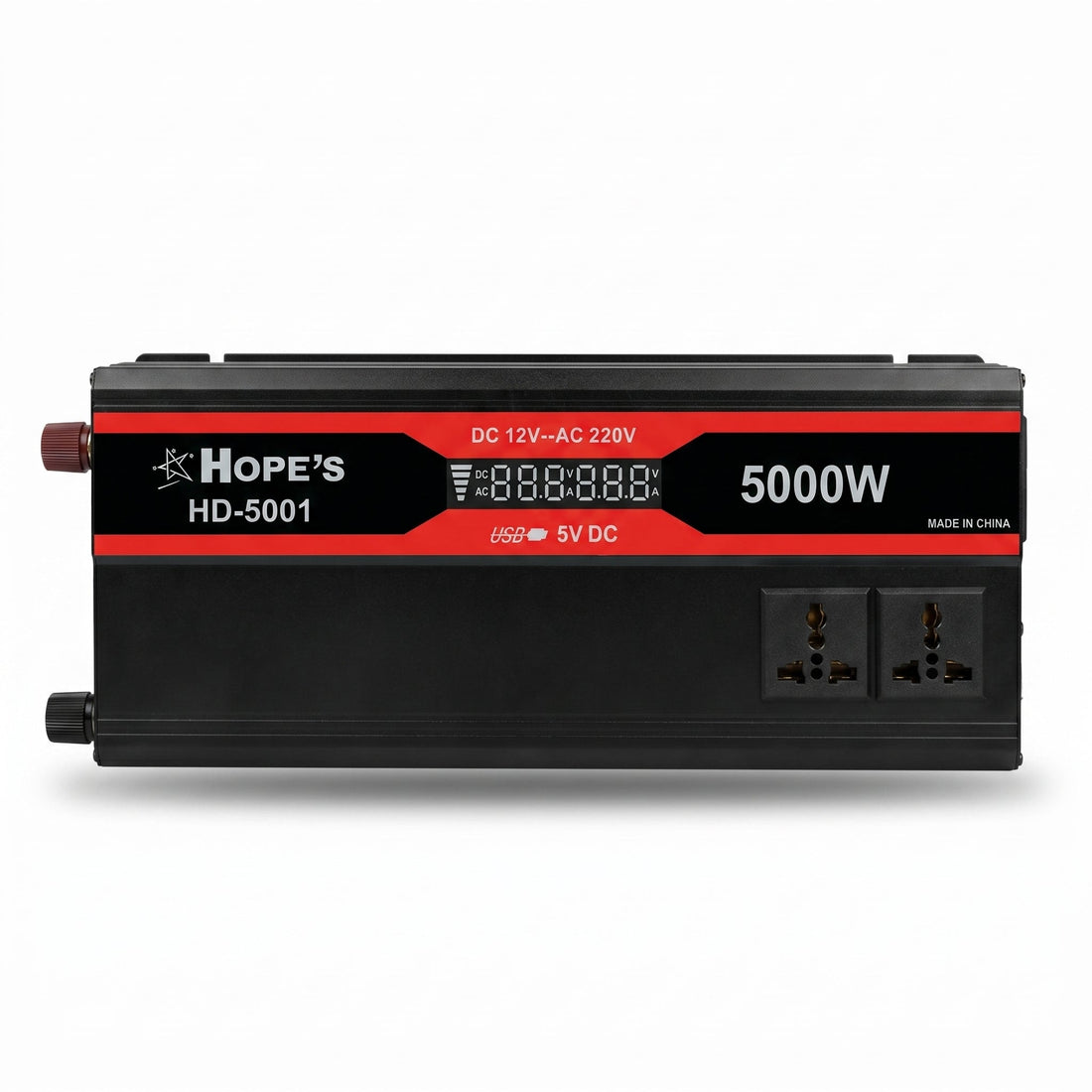 Hopes 5000W DC 12V to AC 220V Power Inverter with Display - Zam Zam Store