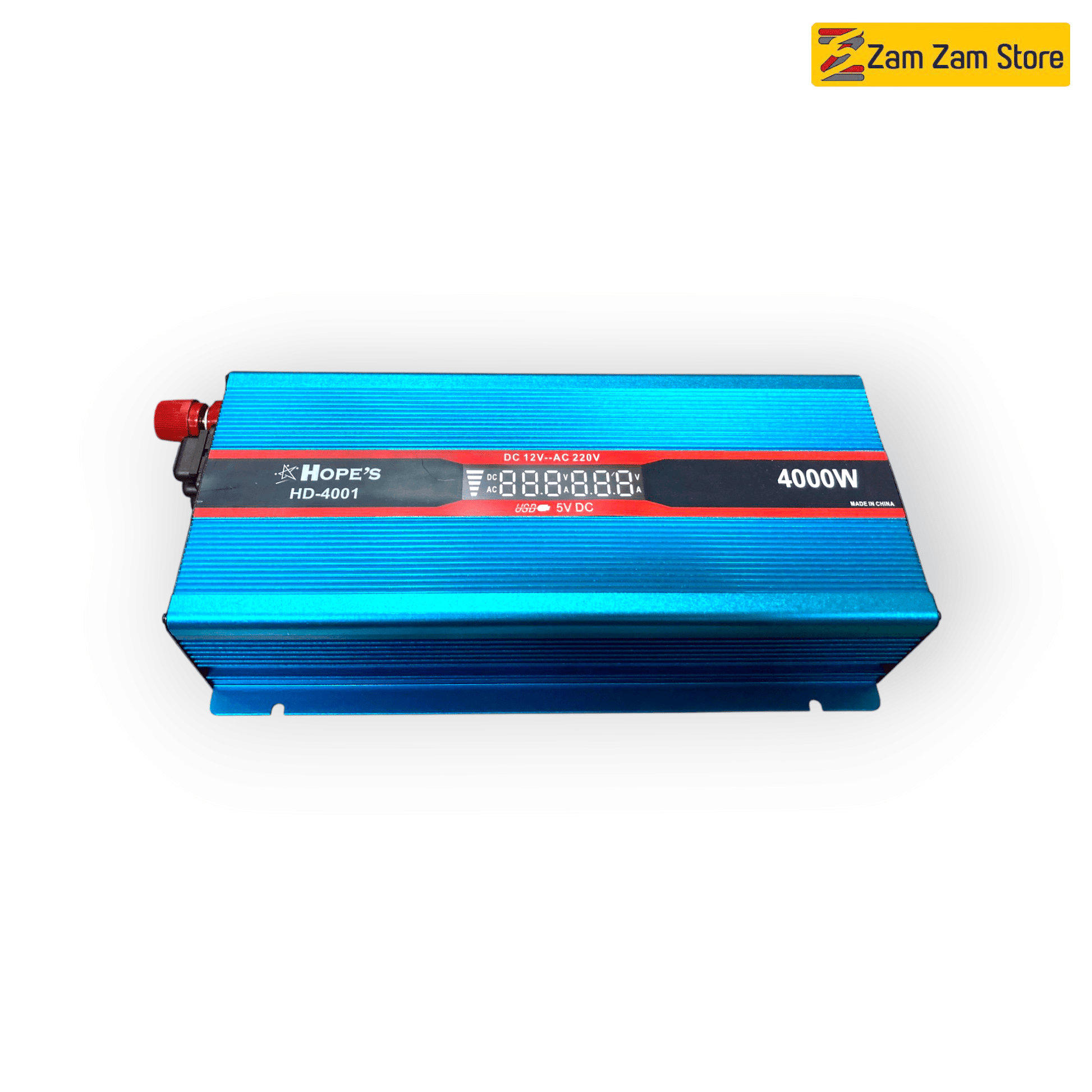 Hopes DC Converter 4000W DC 12V to AC 220V Inverter with Display Screen - Zam Zam Store
