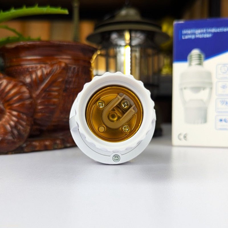 Human Body Motion Sensor E27 Lamp Bulb Holder 220V – Automatic Light Control - Zam Zam Store