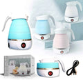 Silver Crest 0.7L Foldable Electric Travel Kettle – 600W White