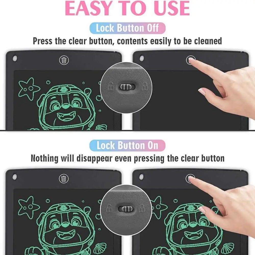 LCD Drawing Writing Tablet for Kids - Zam Zam Store