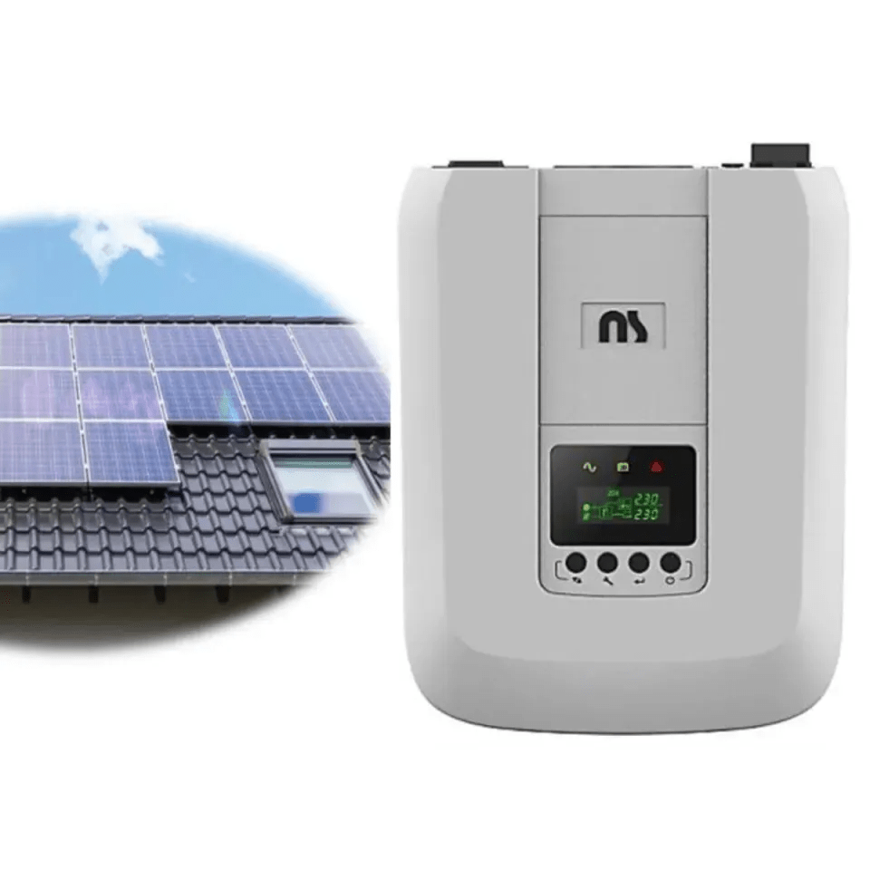 NS 1200 va Hybrid Solar Inverter 1.2kw - 2 Panel Supported - Zam Zam Store