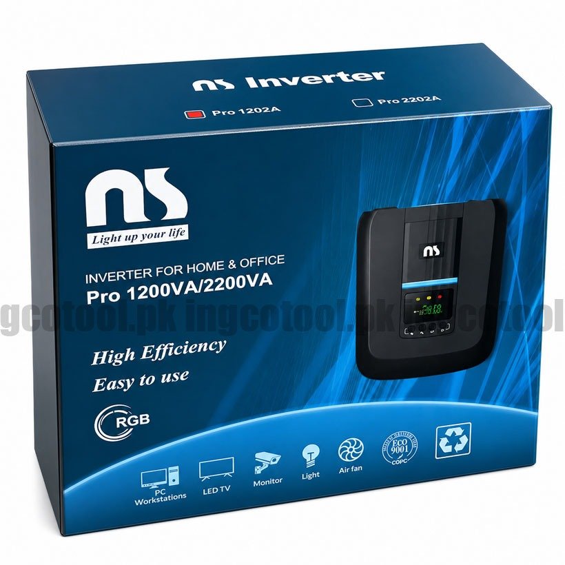 NS Pro 1200 12V UPS Inverter - 1 year warranty - Zam Zam Store