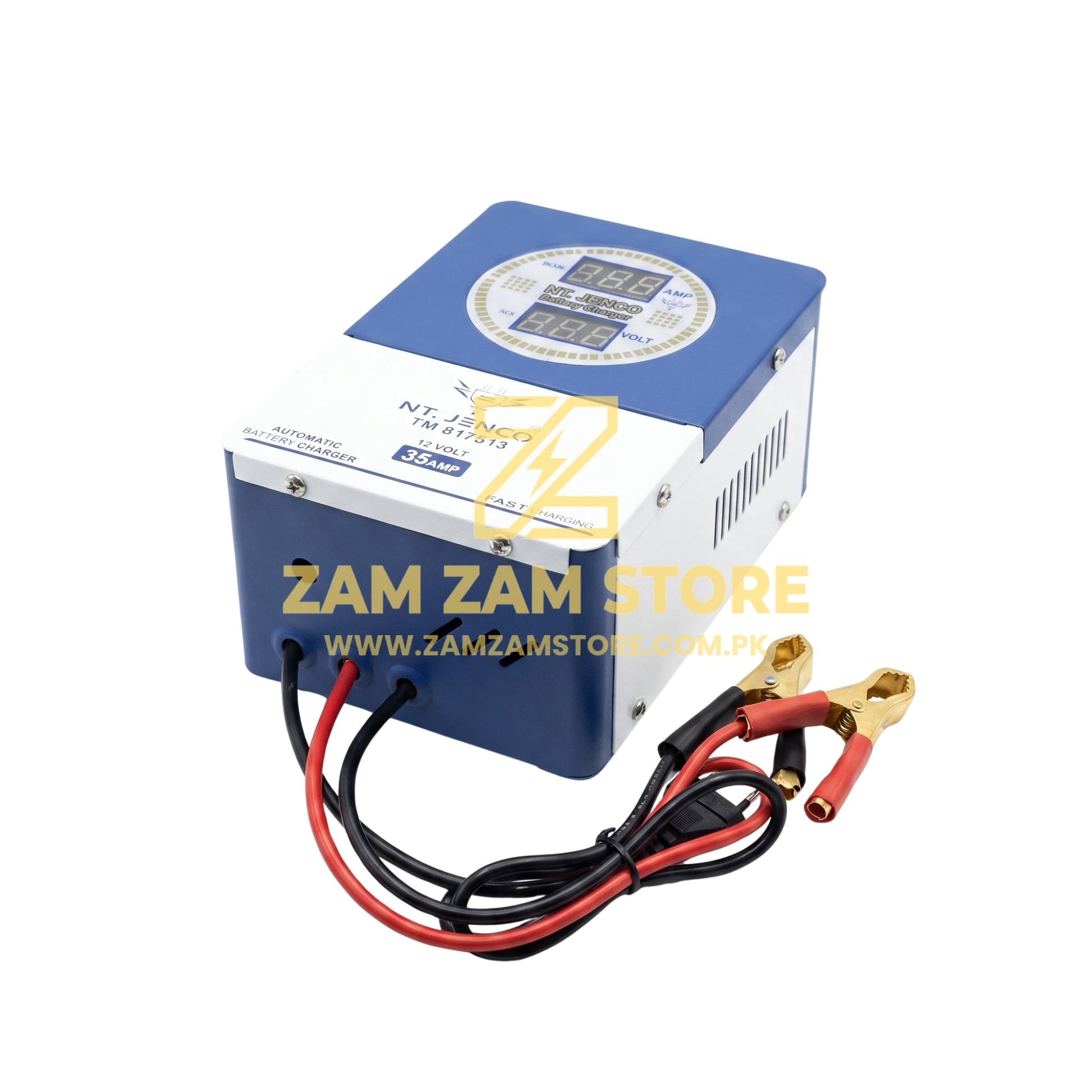 NT. JENCO 12V 35A Automatic Battery Charger with Digital Display - Zam Zam Store