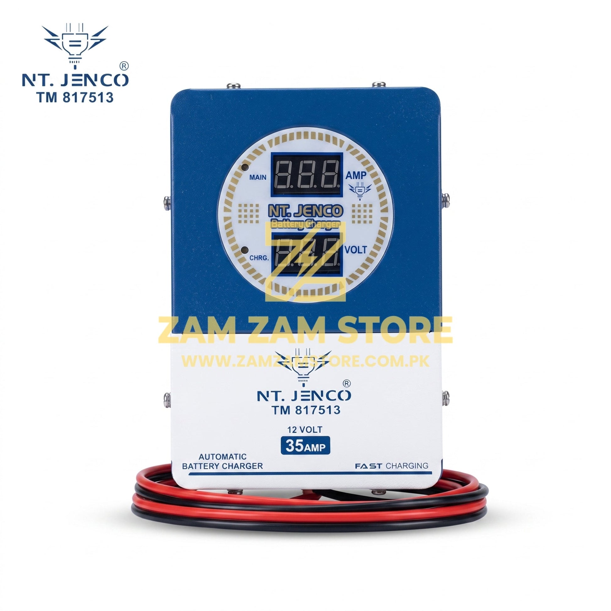 NT. JENCO 12V 35A Automatic Battery Charger with Digital Display - Zam Zam Store