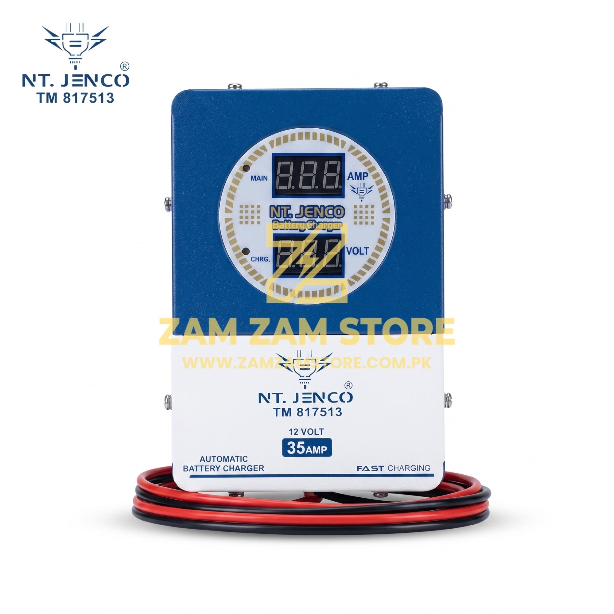 NT. JENCO 12V 35A Automatic Battery Charger with Digital Display - Zam Zam Store