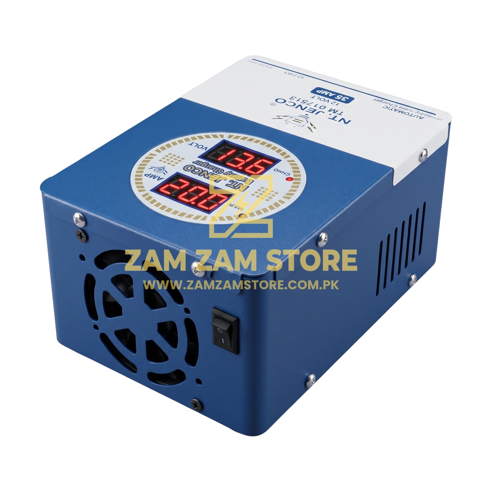 NT. JENCO 12V 35A Automatic Battery Charger with Digital Display - Zam Zam Store