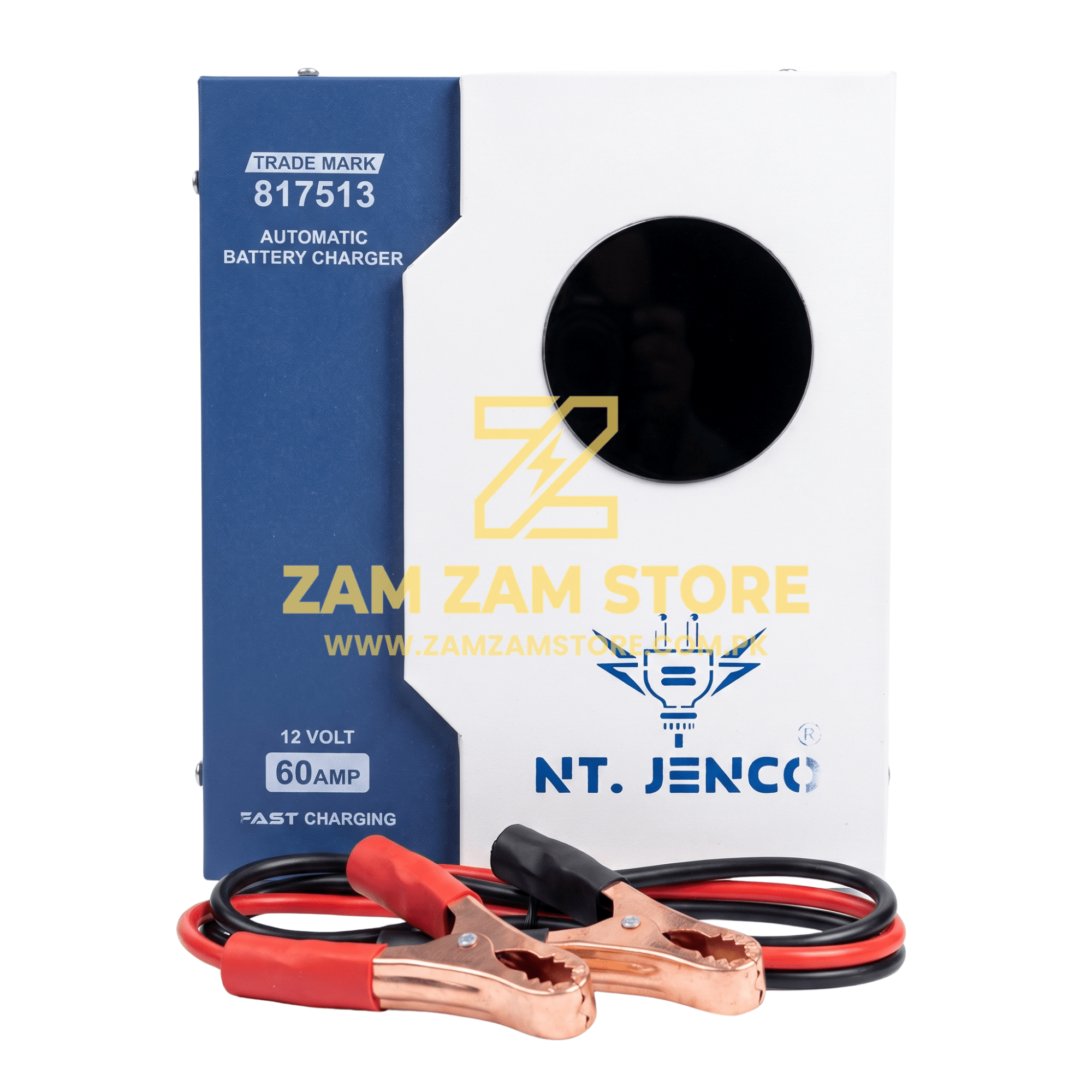 NT JENCO 12V 60A Automatic Battery Charger for Tubular/Lithium Batteries - Zam Zam Store