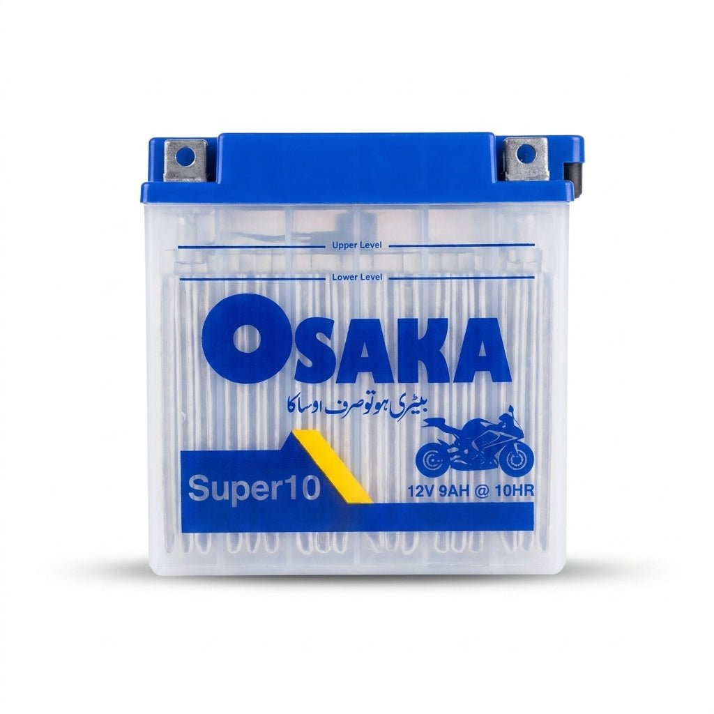 Osaka Super 10 Motorcycle Battery 12V 9Ah - Zam Zam Store