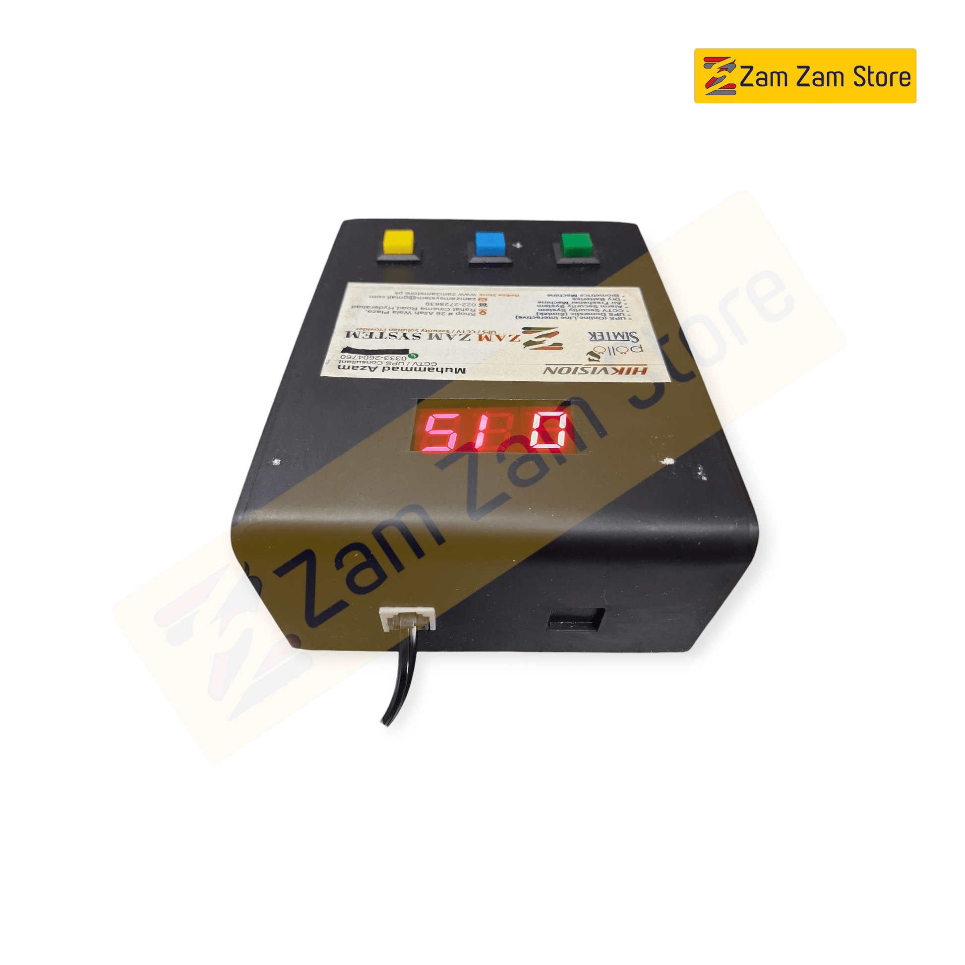 Patient Ticket Counter System – 3 Digit Display (Wired QMS) - Zam Zam Store