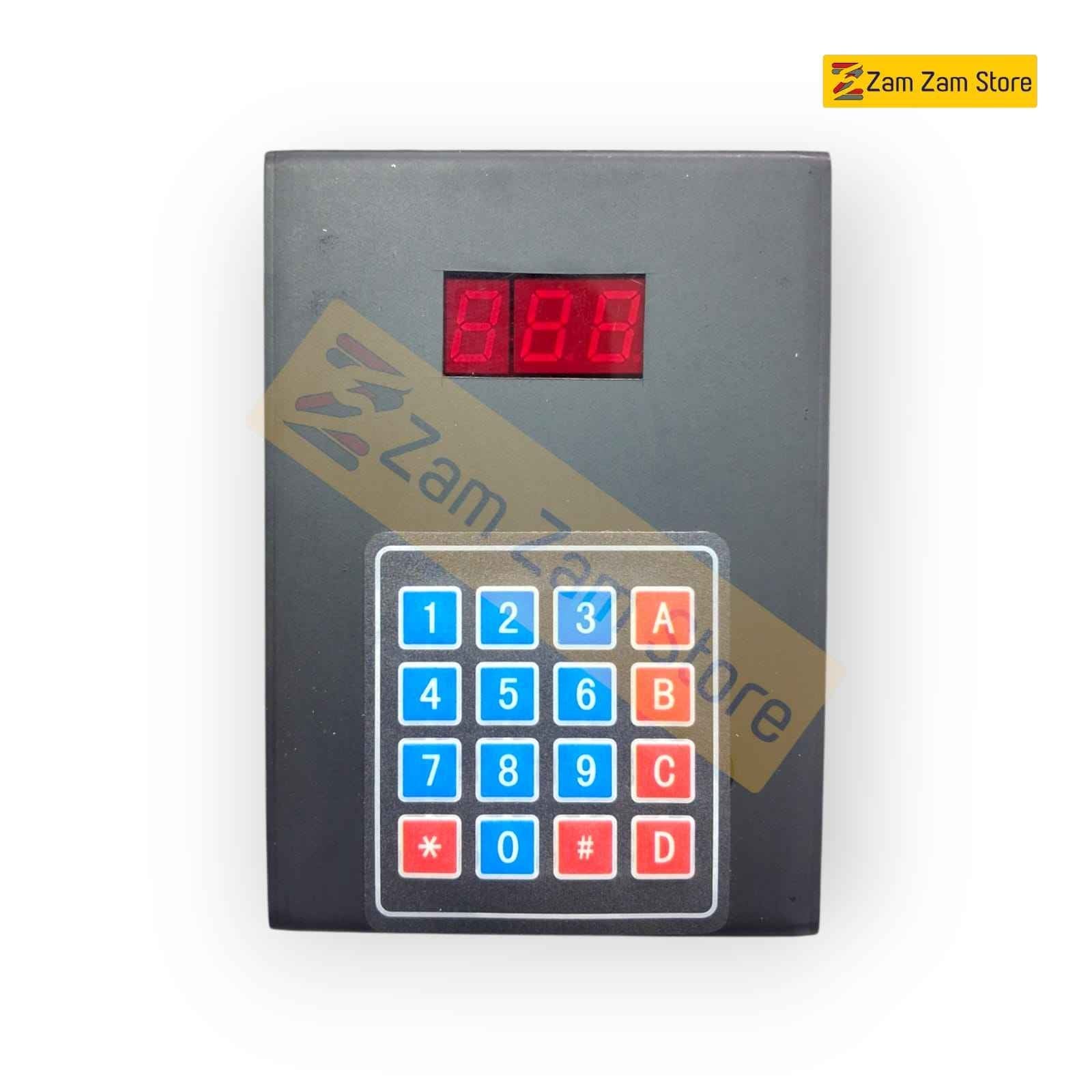 Patient Ticket Counter System – 3 Digit Display (Wired QMS) Random Control - Zam Zam Store