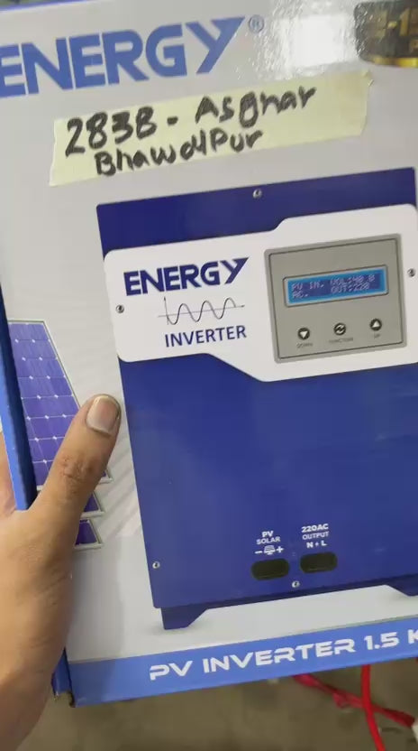 ENERGY 1.5KW PV Inverter Without battery Solar inverter - 1-3 Panel Support-Free delivery