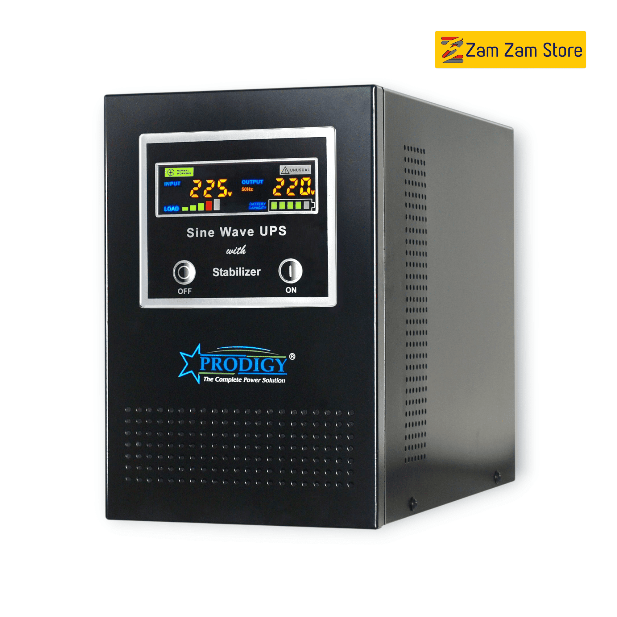 Prodigy Sine Wave UPS 3000VA 24V with built in Stabilizer - Zam Zam Store
