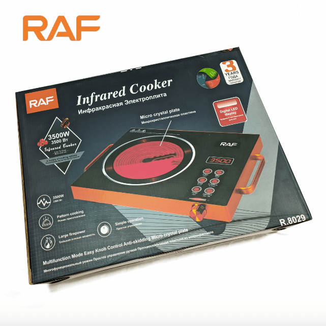 RAF Infrared Electric Stove – 3500W Hot Plate Stove - Zam Zam Store