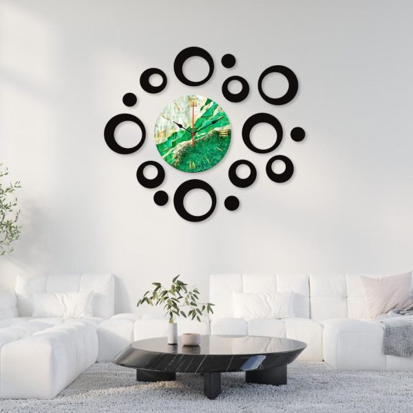 Ring Dial Wooden Wall Clock - Zam Zam Store