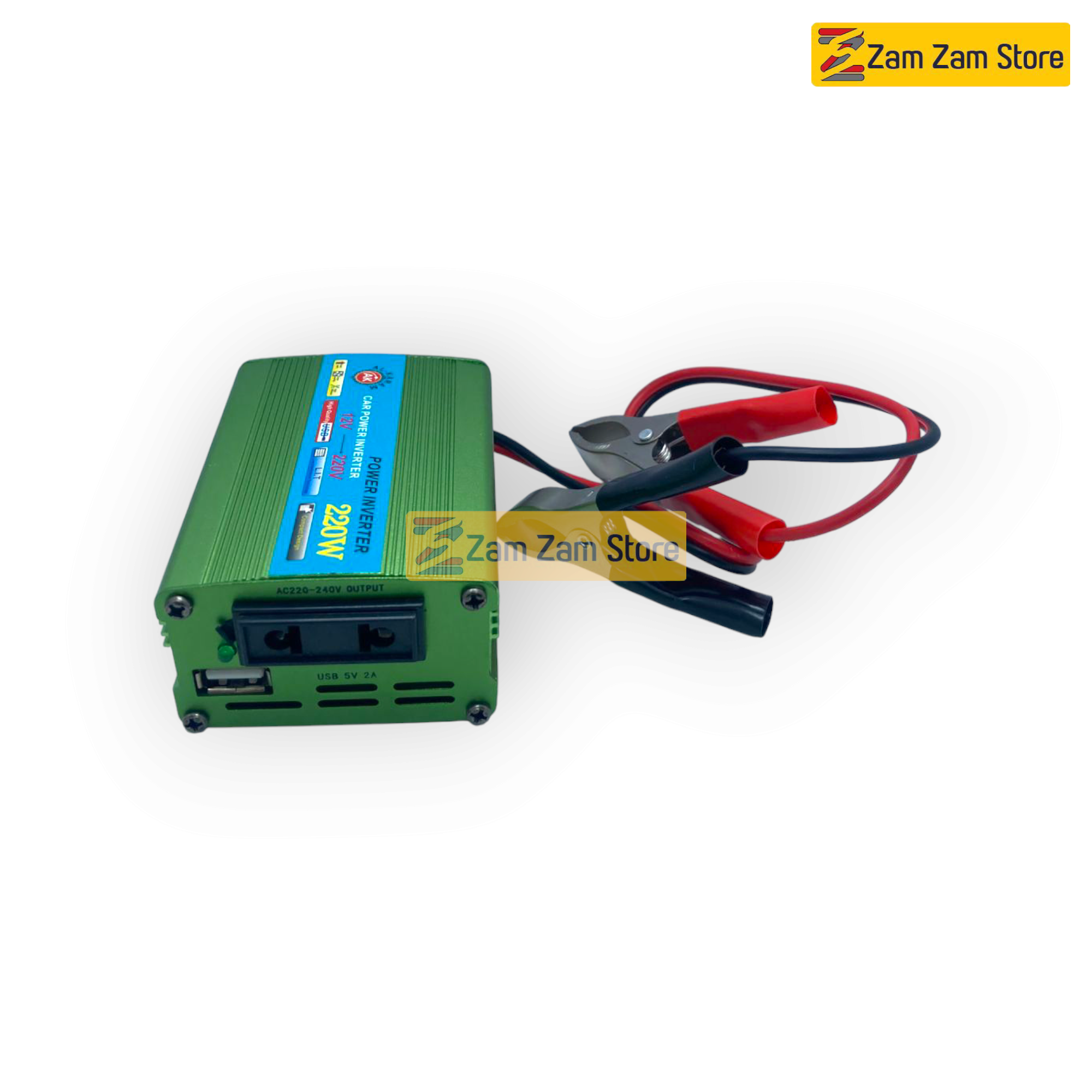 AL KARAM DC Converter 220W DC 12V to AC220V Inverter - Zam Zam Store