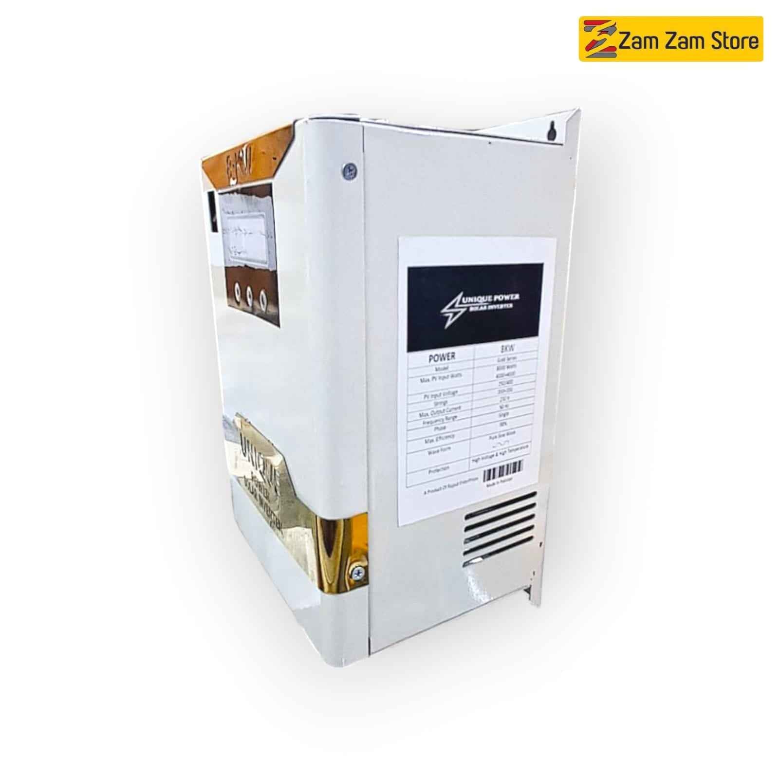 Unique Power - 8 kw - Direct Solar Inverter (without Battery without Wapda)