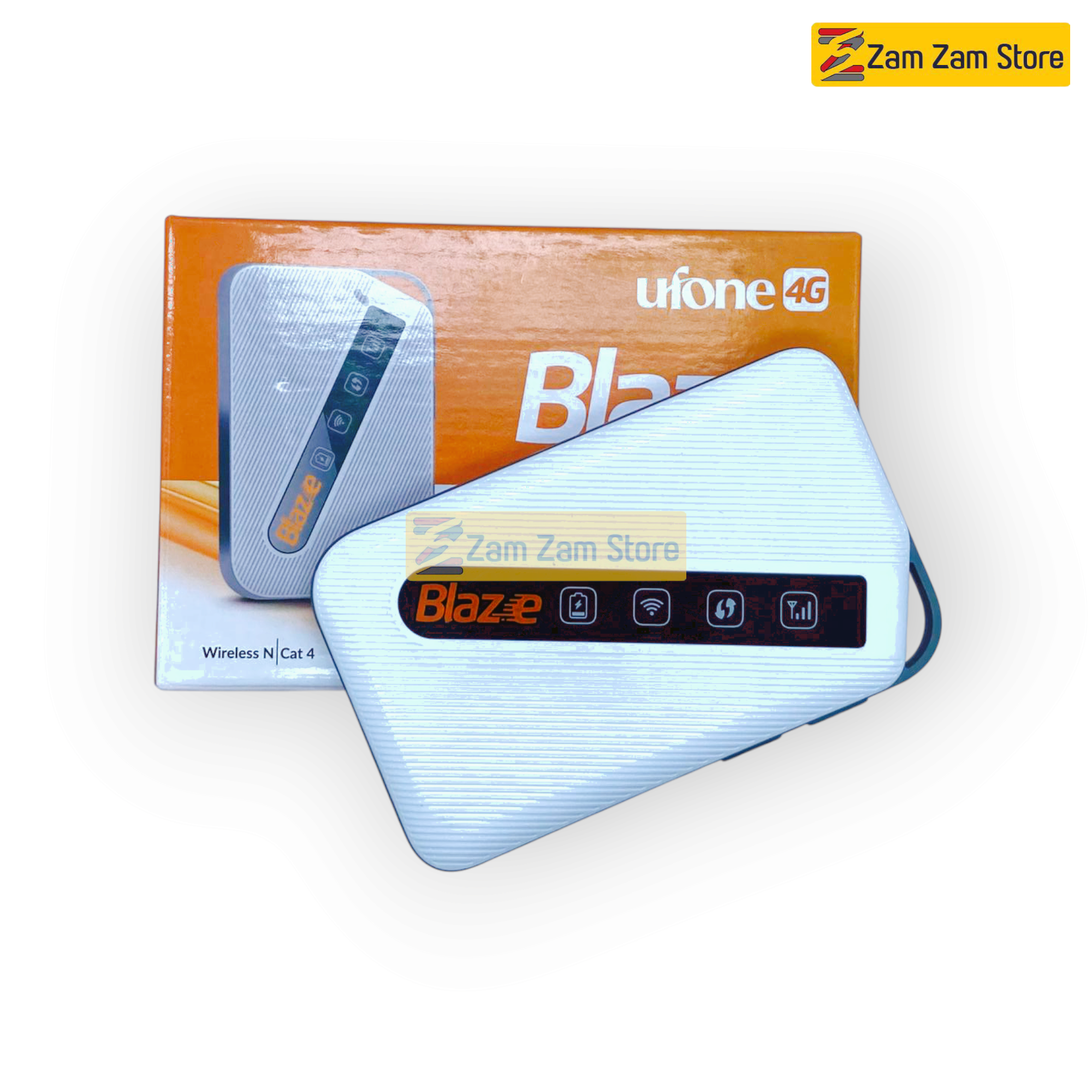 Ufone 4G Blaze Portable WiFi Router | All Sim Support - Zam Zam Store