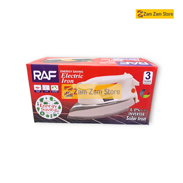 RAF 400W Electric Energy Saving Iron - 1 year Element warranty. Free delivery - Zam Zam Store
