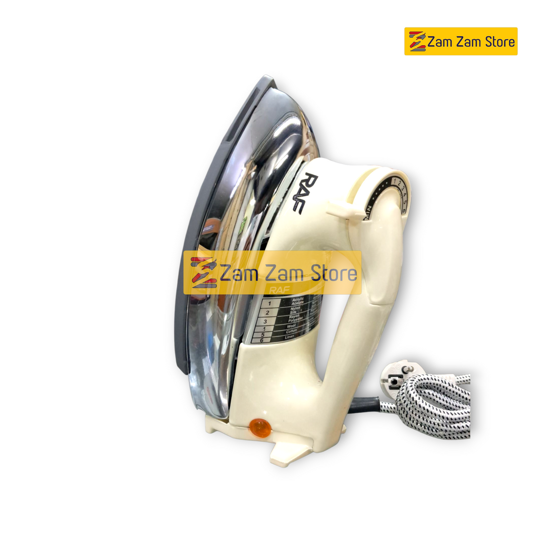 RAF 400W Electric Energy Saving Iron - 1 year Element warranty. Free delivery - Zam Zam Store