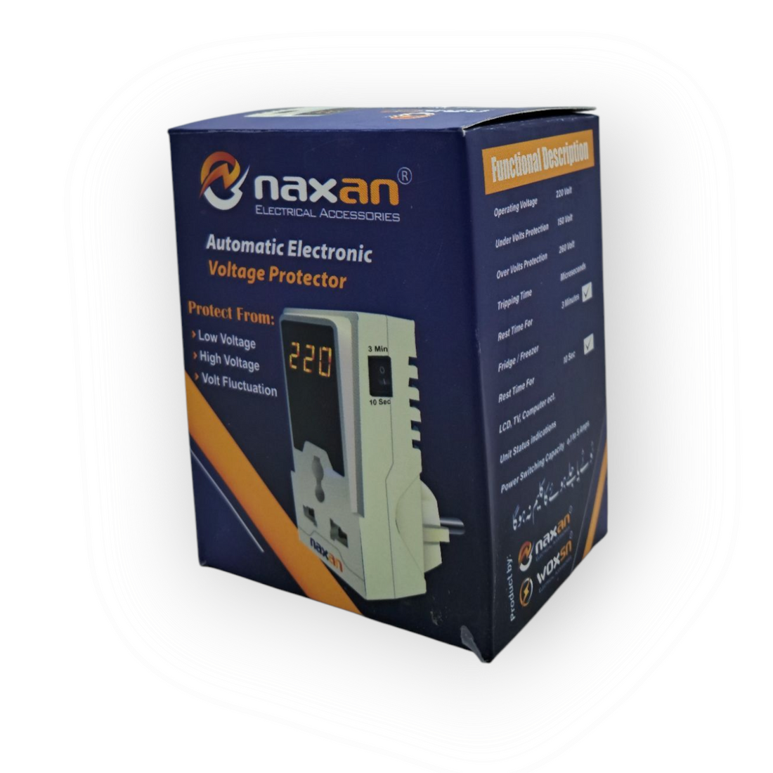 Naxan Automatic Electronic Voltage Protector - Zam Zam Store