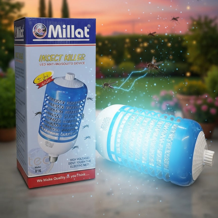 Insect Killer LED Anti-Mosquito Device – Easy Bulb Holder Fit