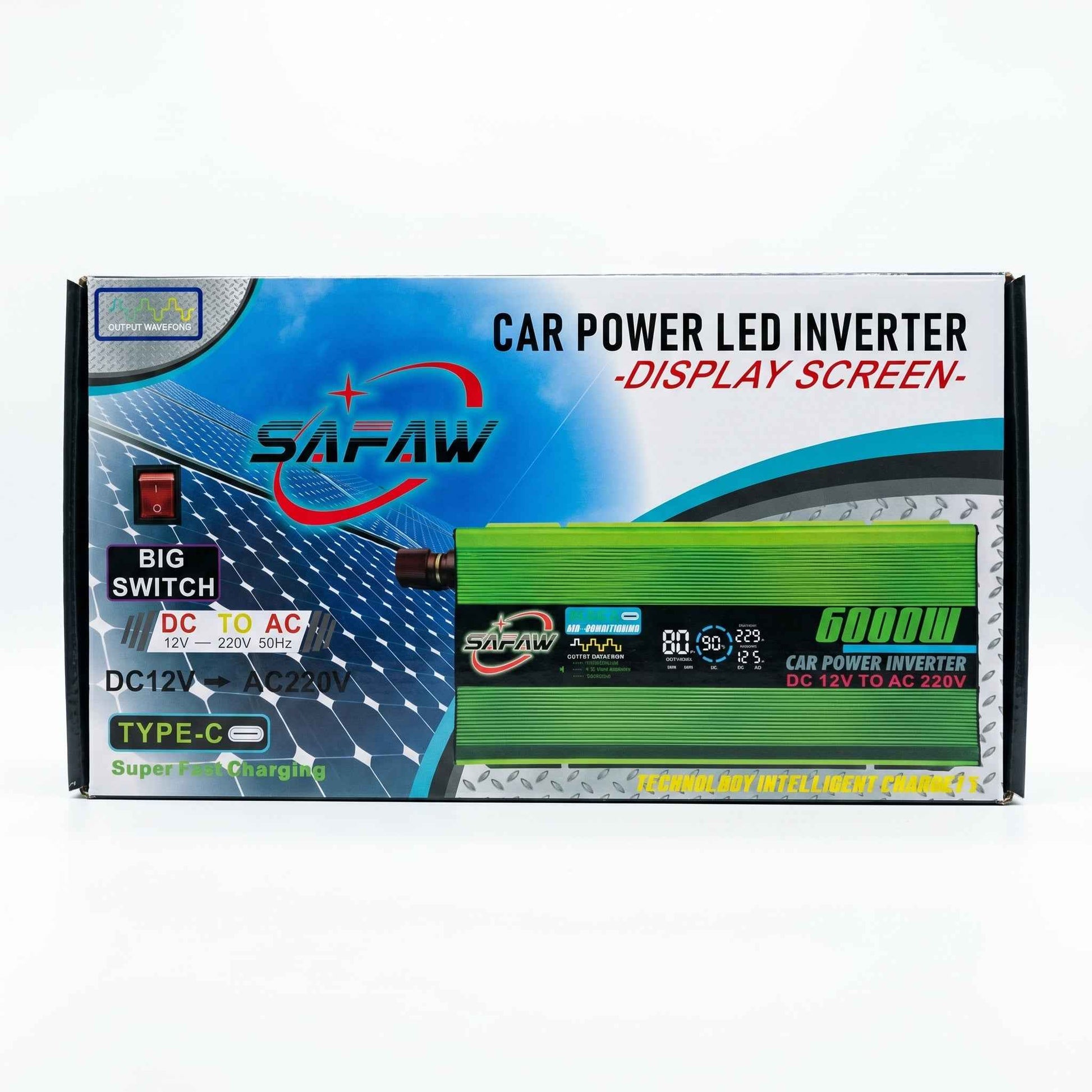 SAFAW 6000W Inverter 12V to 220V - Zam Zam Store