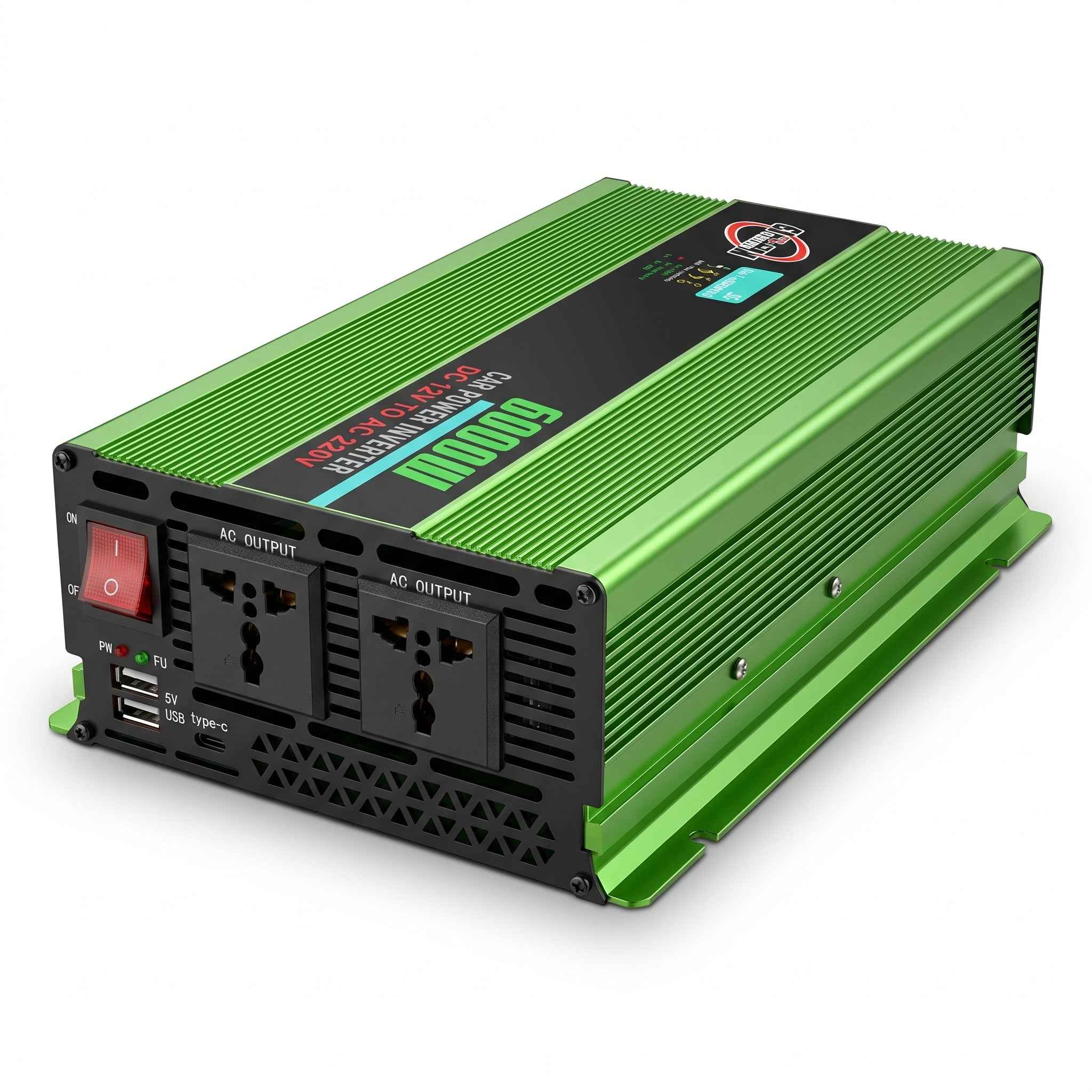 SAFAW 6000W Inverter 12V to 220V - Zam Zam Store